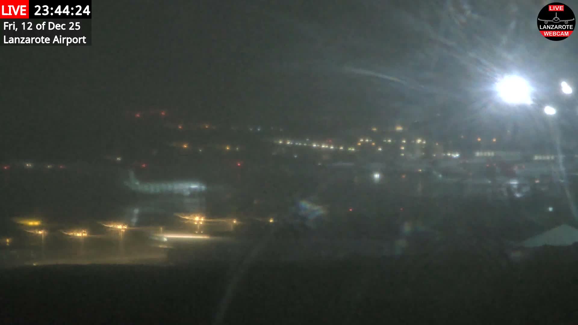 Lanzarote Airport from Outside Live Cam ACE/GCRR - Canary Islands - Las Palmas - Spain