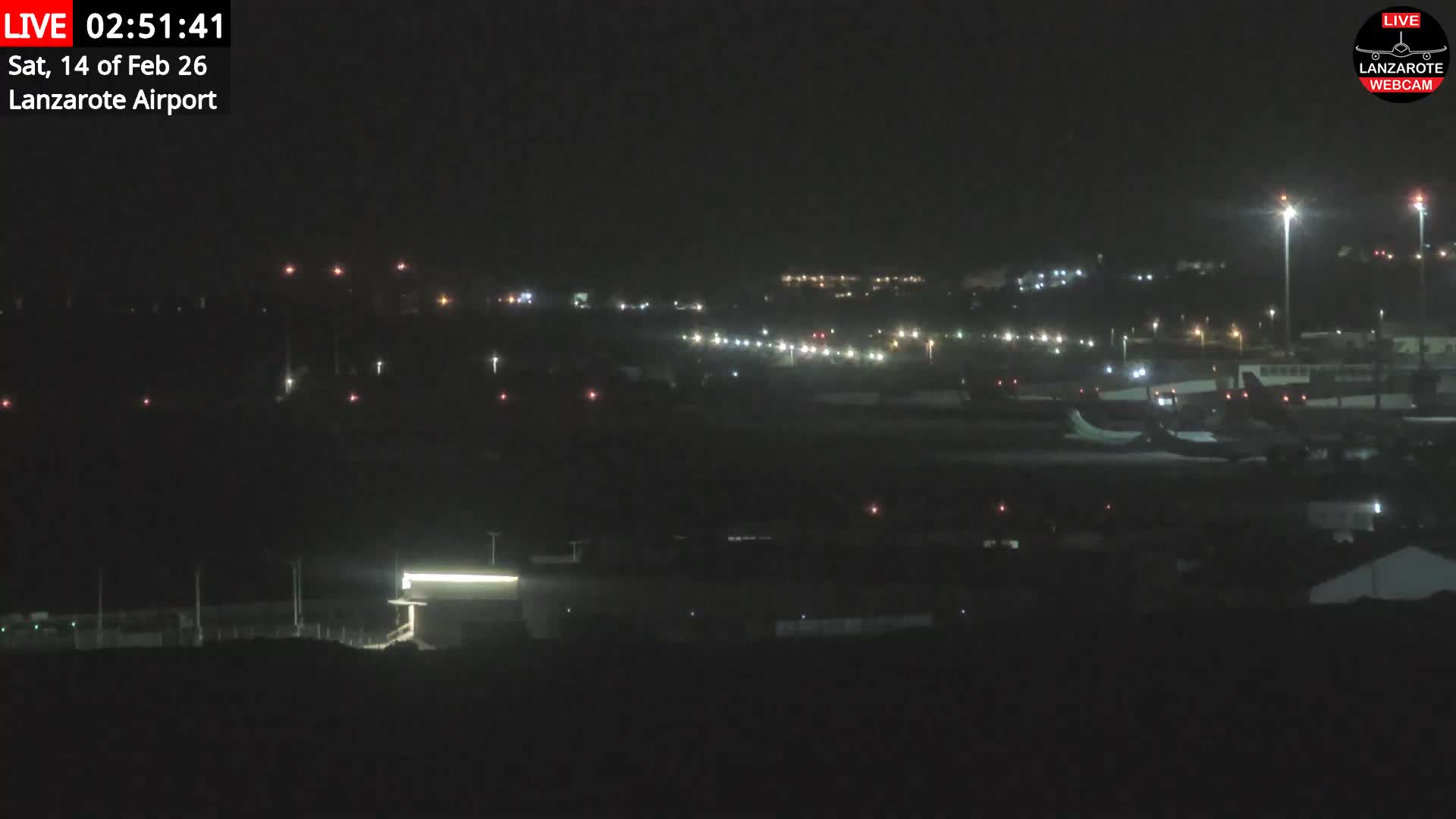 Lanzarote Airport from Outside Live Cam ACE/GCRR - Canary Islands - Las Palmas - Spain