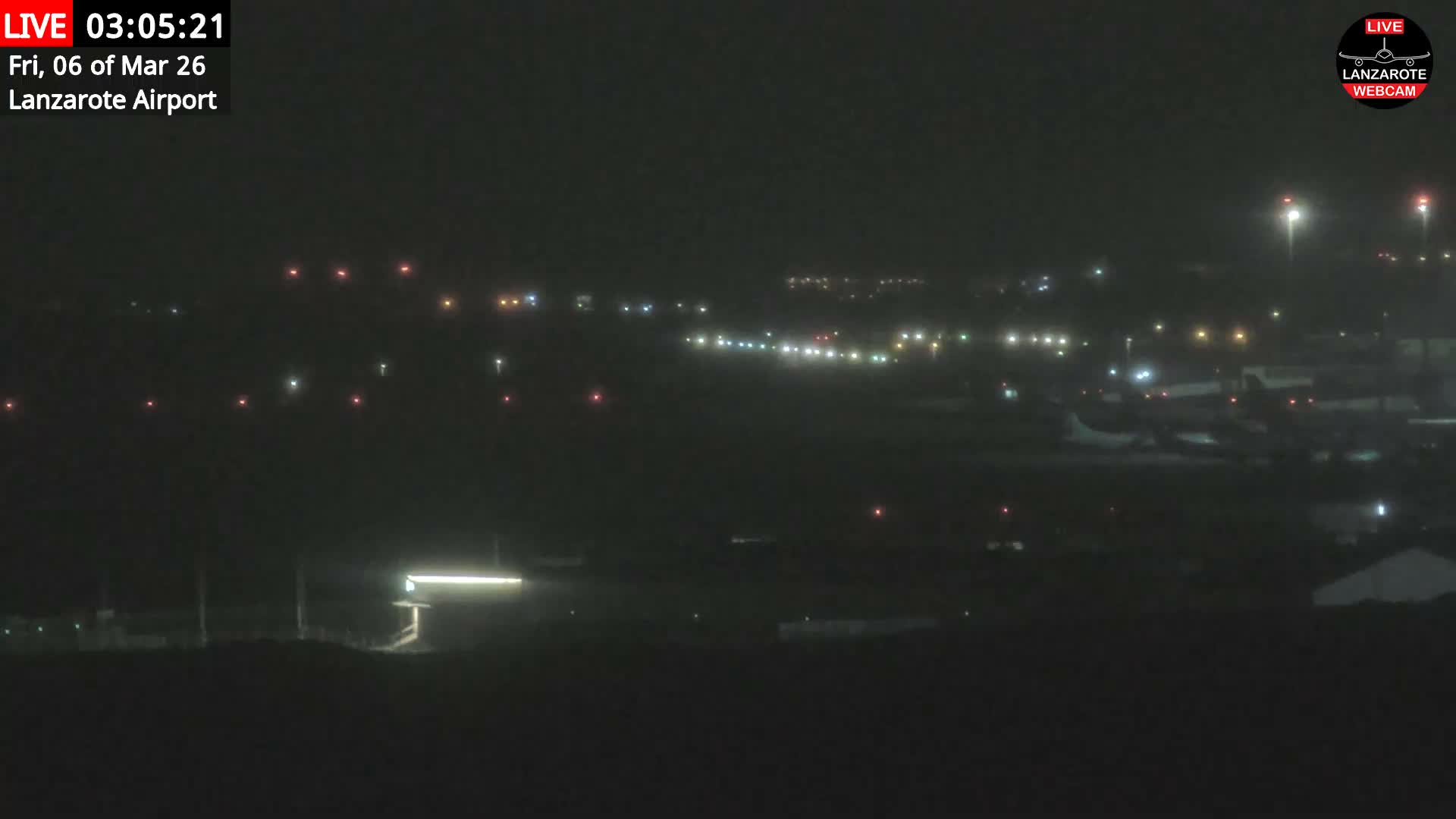 Lanzarote Airport from Outside Live Cam ACE/GCRR - Canary Islands - Las Palmas - Spain