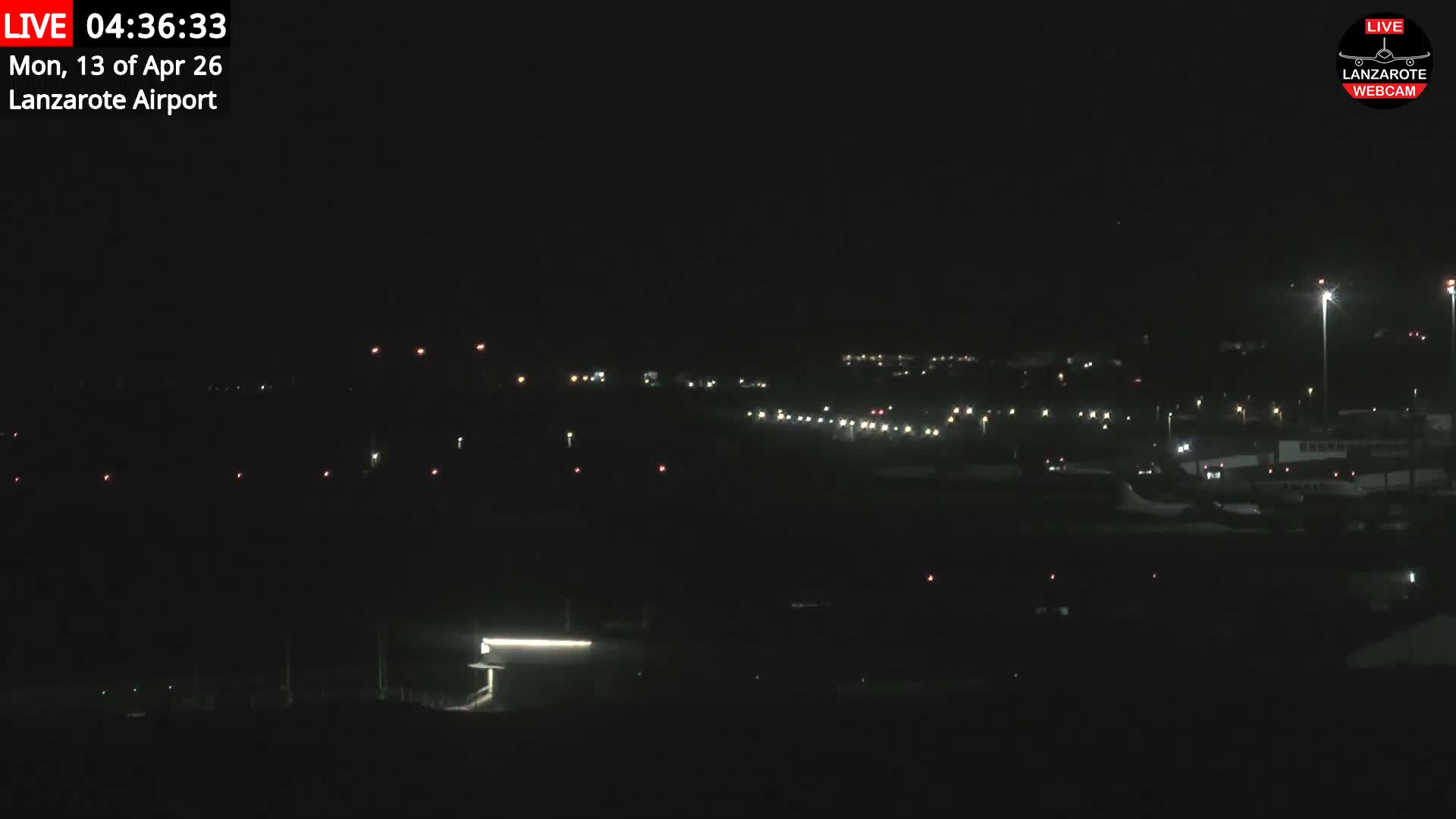 Lanzarote Airport from Outside Live Cam ACE/GCRR - Canary Islands - Las Palmas - Spain