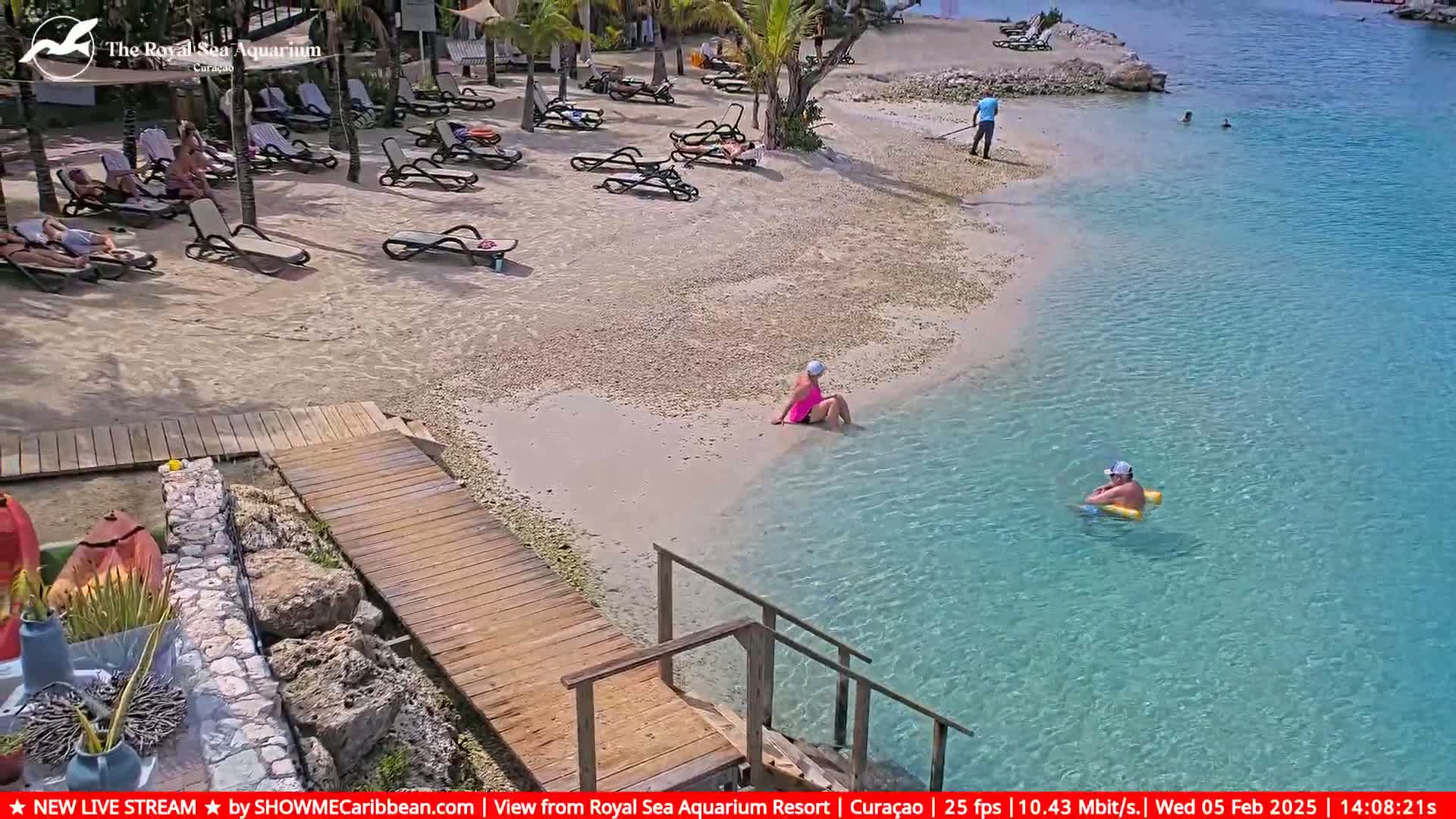 Willemstad, The Royal Sea Aquarium Resort Beach Live Cam - Willemstad, Curacao, Netherland 