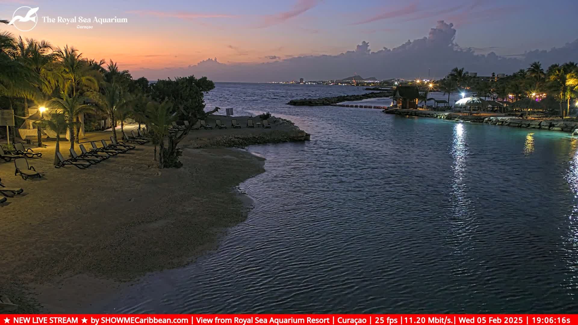 Willemstad, The Royal Sea Aquarium Resort Beach Live Cam - Willemstad, Curacao, Netherland 