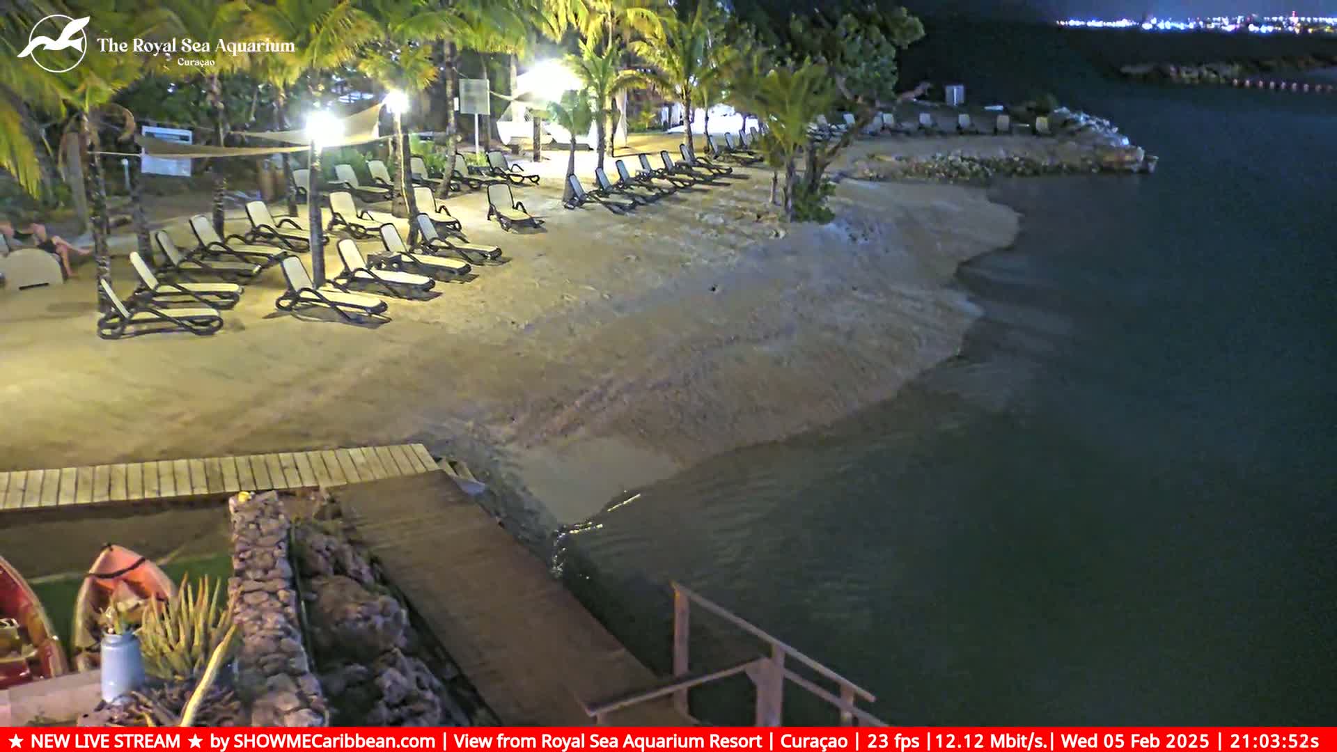 Willemstad, The Royal Sea Aquarium Resort Beach Live Cam - Willemstad, Curacao, Netherland 