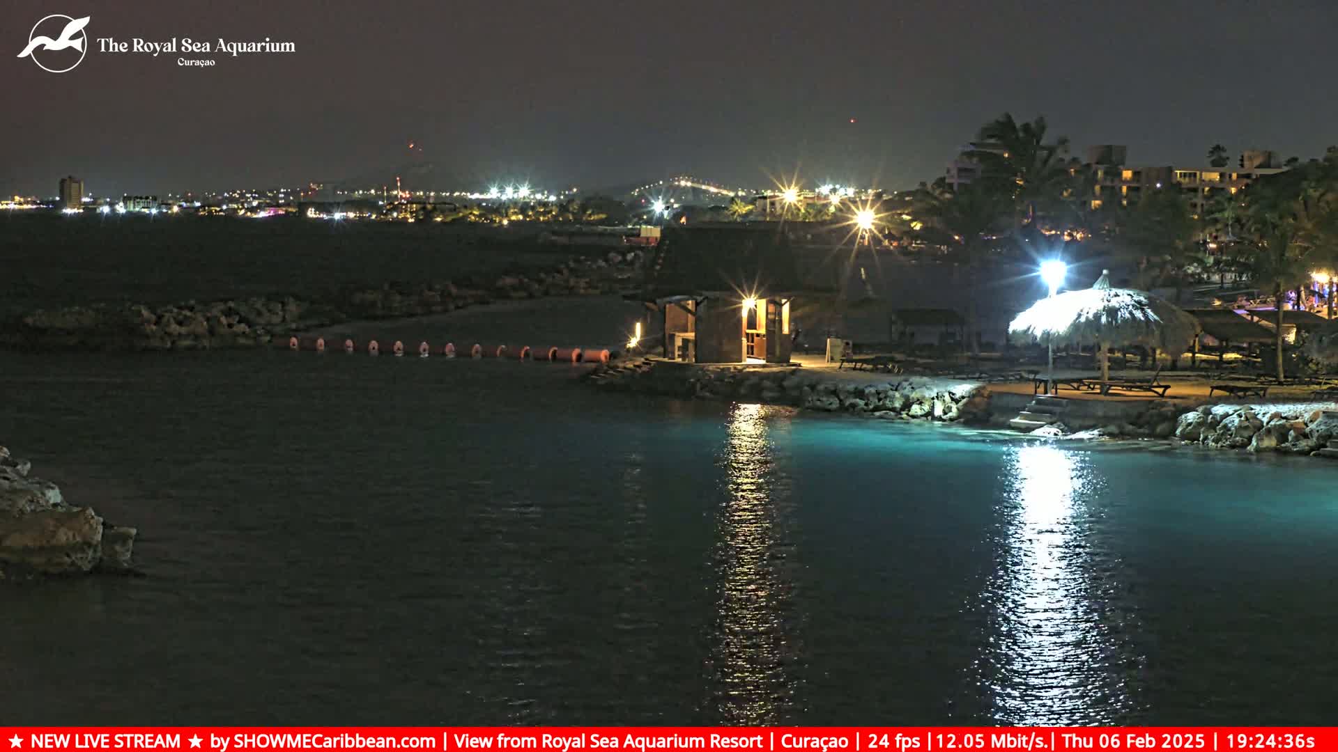 Willemstad, The Royal Sea Aquarium Resort Beach Live Cam - Willemstad, Curacao, Netherland 