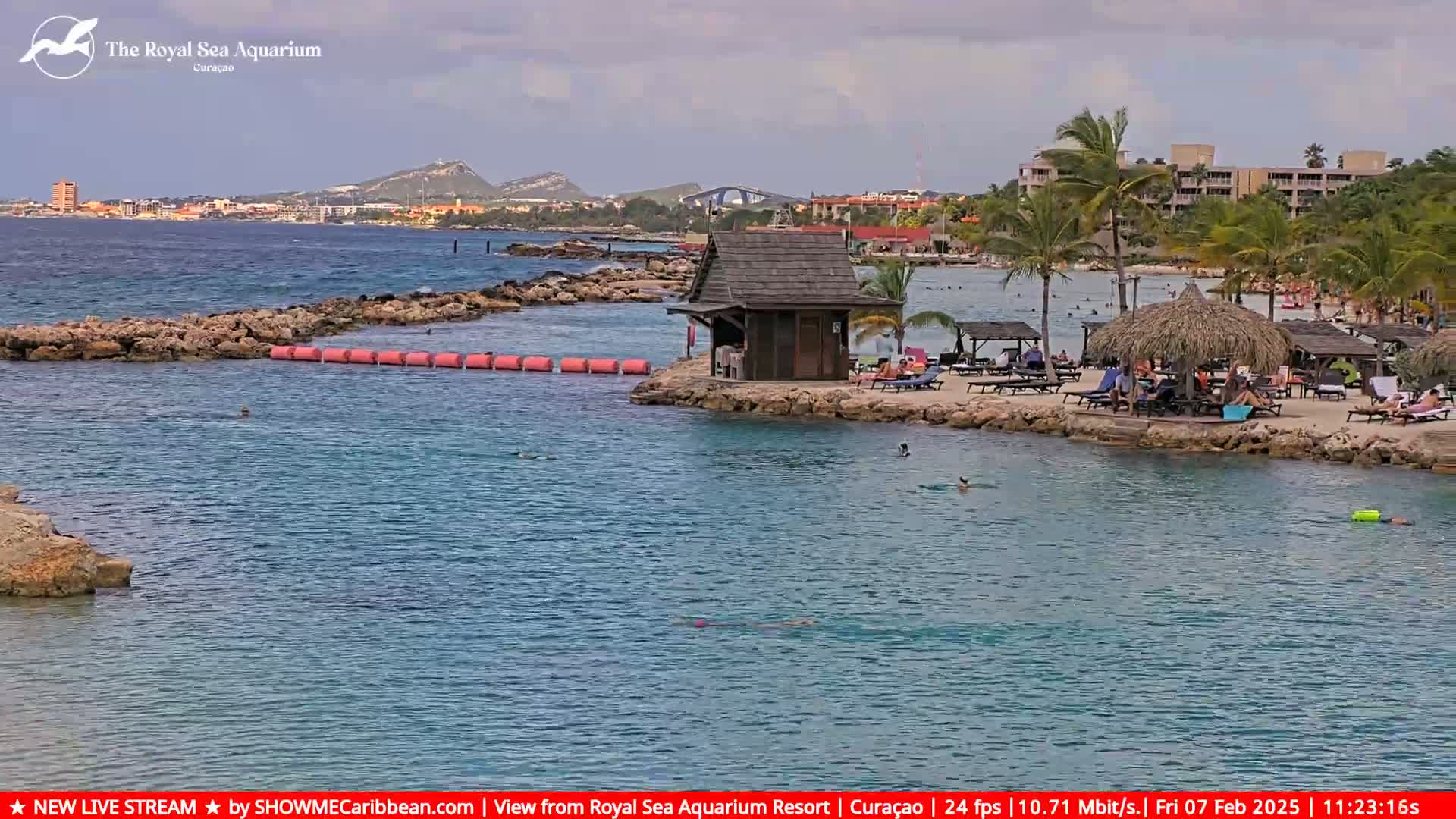 Willemstad, The Royal Sea Aquarium Resort Beach Live Cam - Willemstad, Curacao, Netherland 
