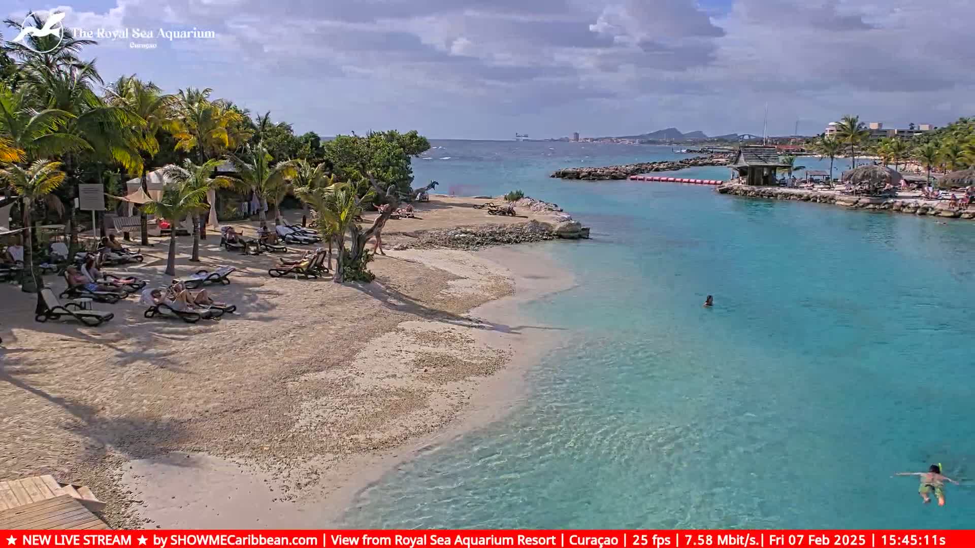 Willemstad, The Royal Sea Aquarium Resort Beach Live Cam - Willemstad, Curacao, Netherland 