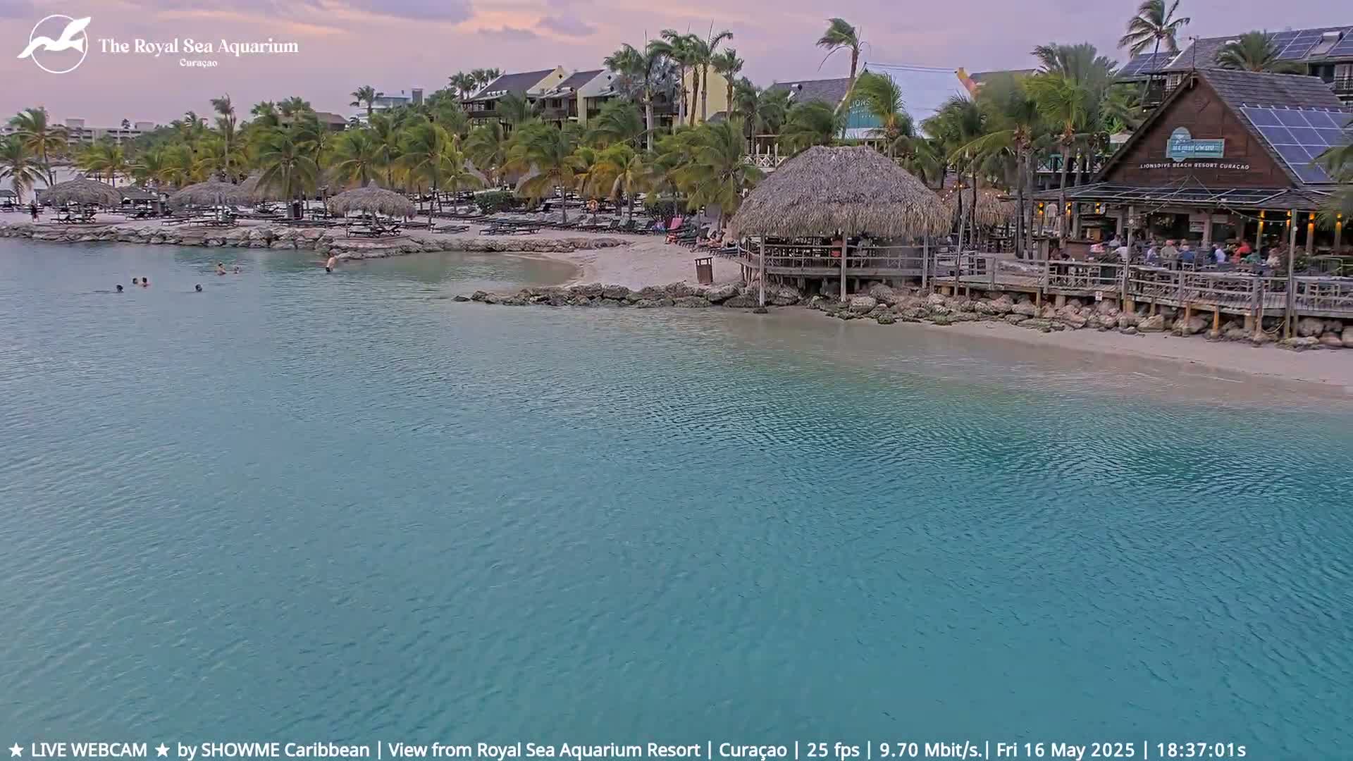 Willemstad, The Royal Sea Aquarium Resort Beach Live Cam - Willemstad, Curacao, Netherland 