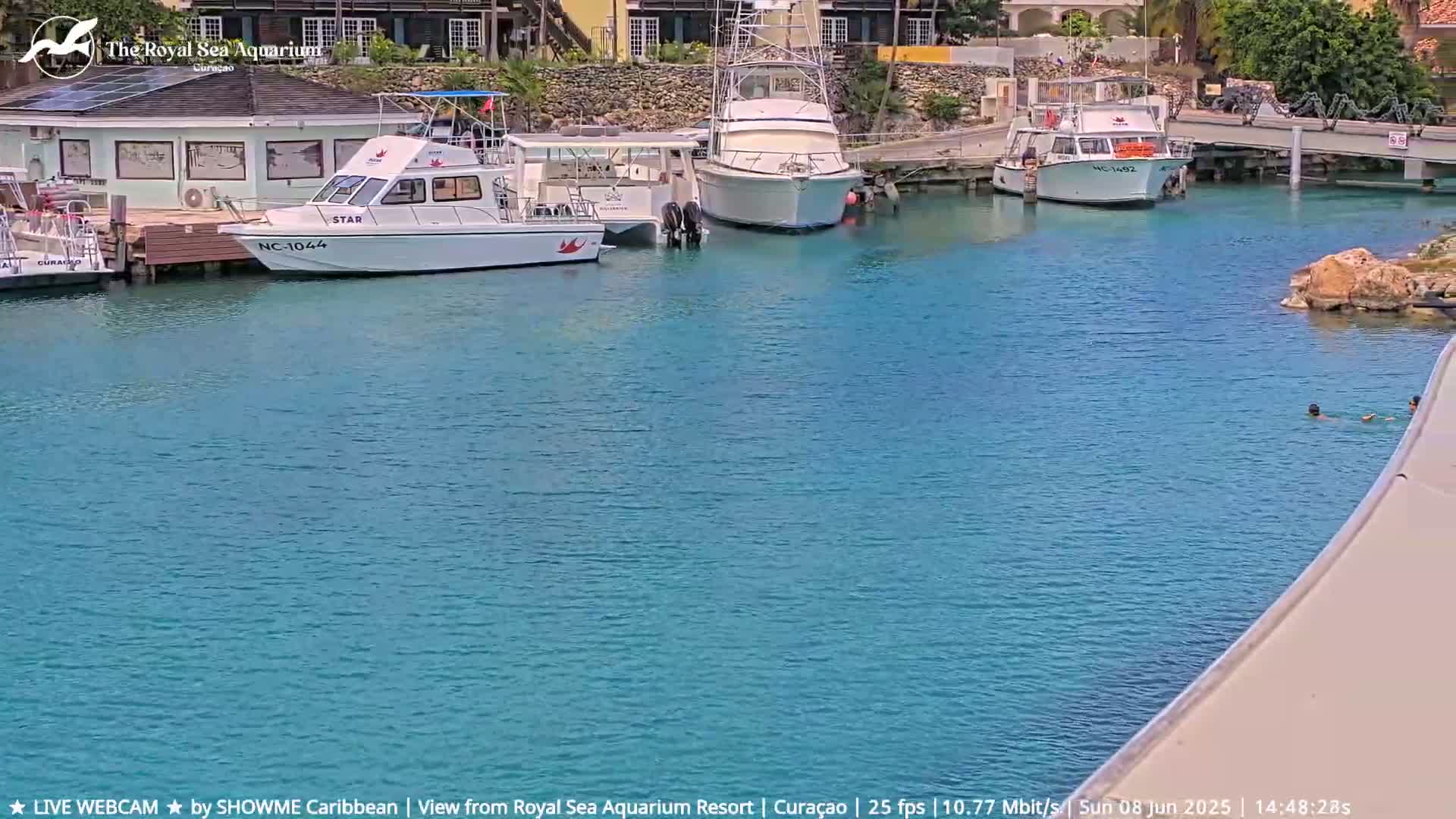 Willemstad, The Royal Sea Aquarium Resort Beach Live Cam - Willemstad, Curacao, Netherland 