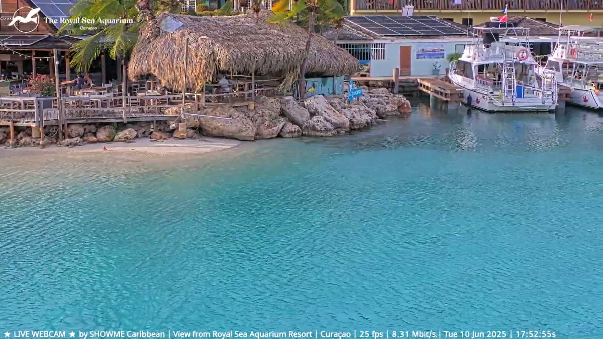 Willemstad, The Royal Sea Aquarium Resort Beach Live Cam - Willemstad, Curacao, Netherland 