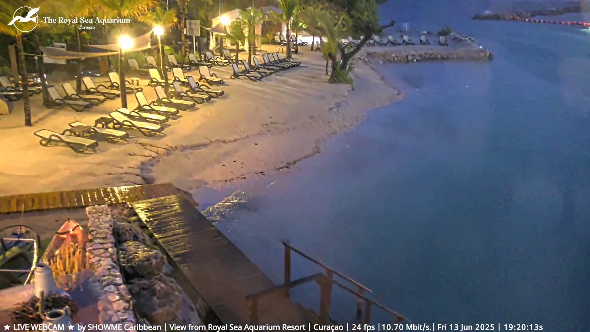 Willemstad, The Royal Sea Aquarium Resort Beach Live Cam - Willemstad, Curacao, Netherland 