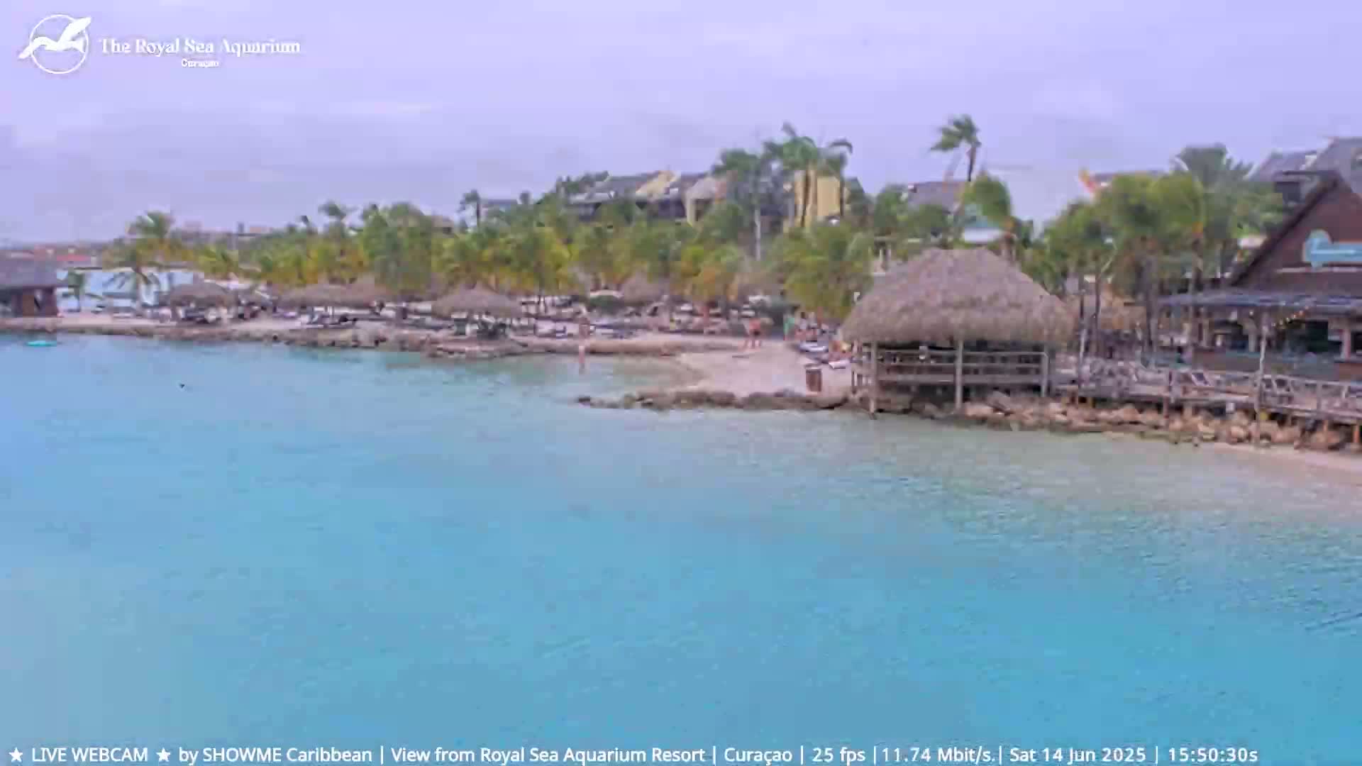 Willemstad, The Royal Sea Aquarium Resort Beach Live Cam - Willemstad, Curacao, Netherland 