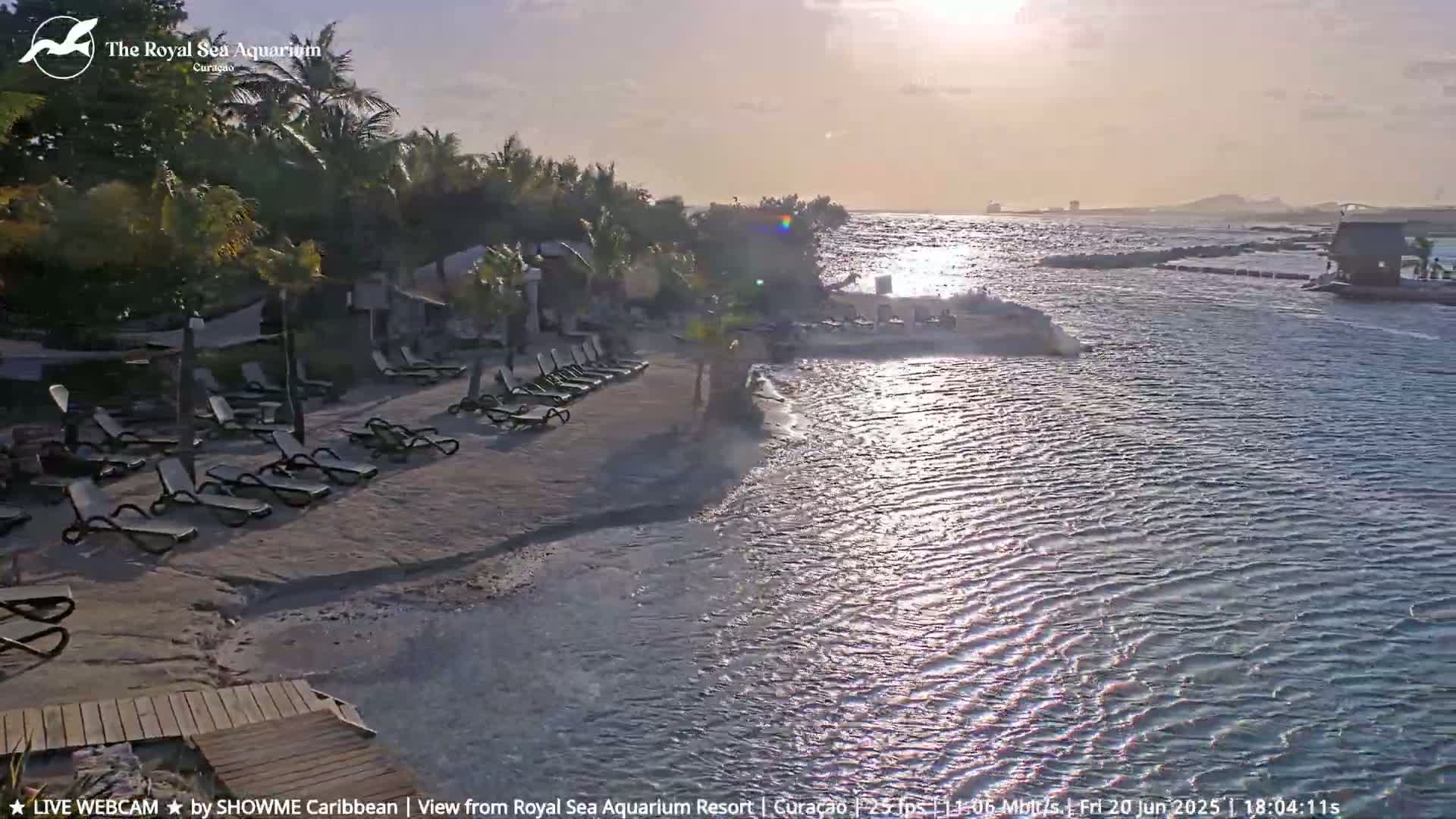 Willemstad, The Royal Sea Aquarium Resort Beach Live Cam - Willemstad, Curacao, Netherland 