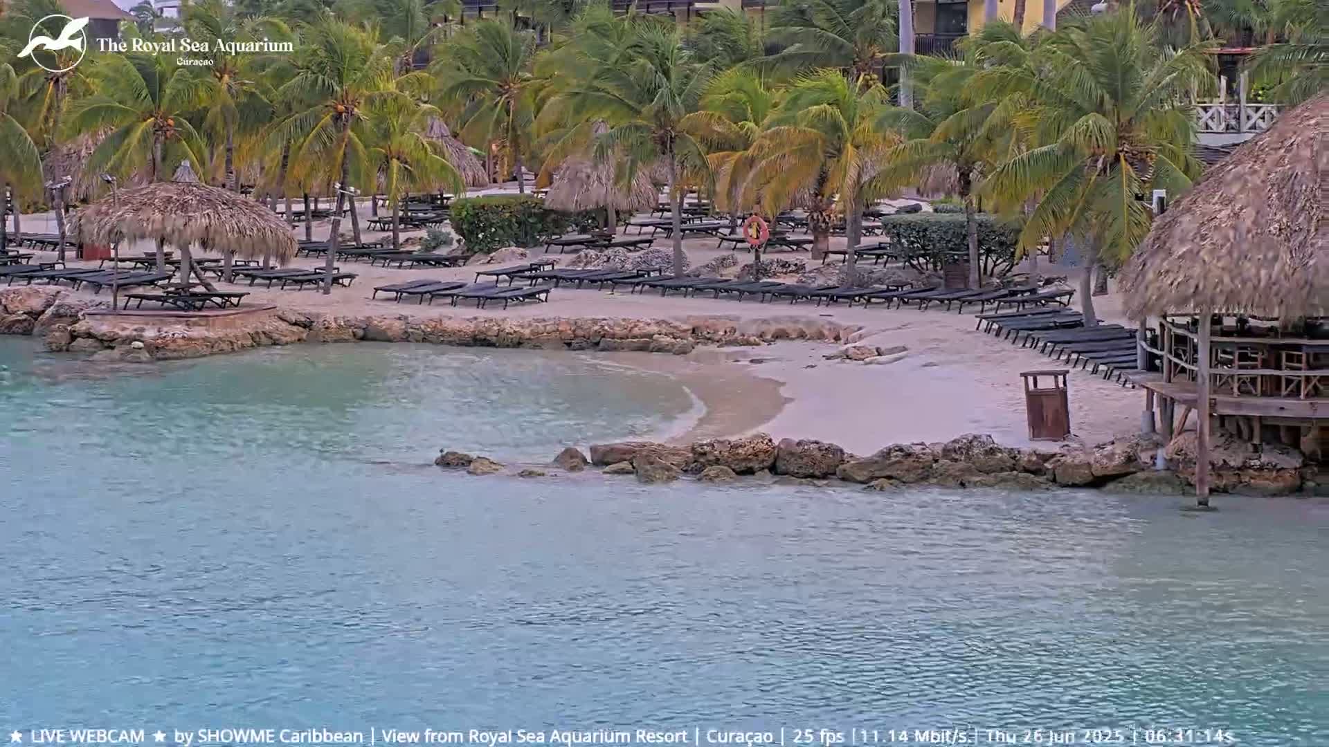 Willemstad, The Royal Sea Aquarium Resort Beach Live Cam - Willemstad, Curacao, Netherland 
