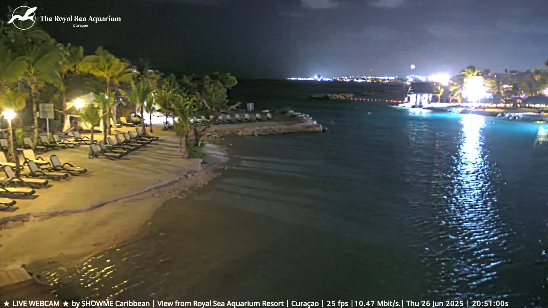 Willemstad, The Royal Sea Aquarium Resort Beach Live Cam - Willemstad, Curacao, Netherland 