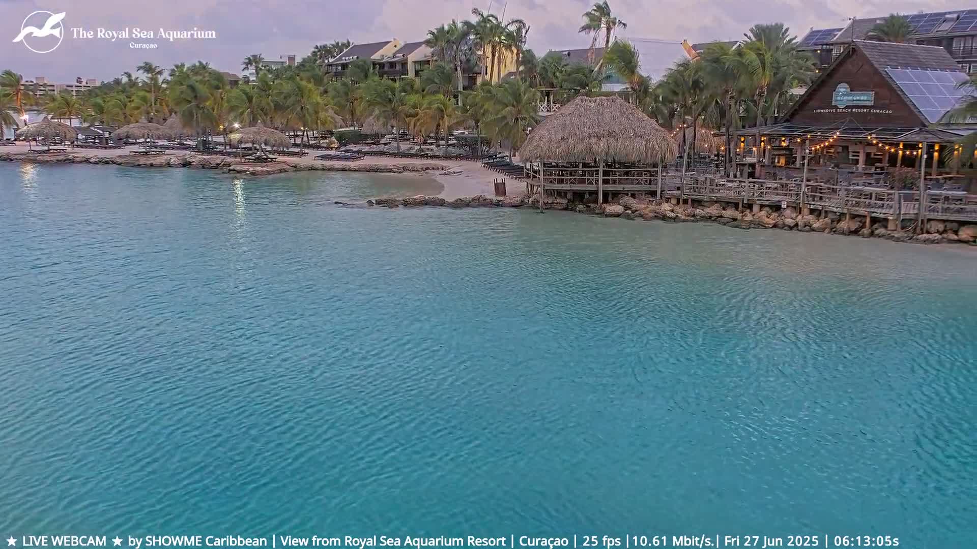 Willemstad, The Royal Sea Aquarium Resort Beach Live Cam - Willemstad, Curacao, Netherland 