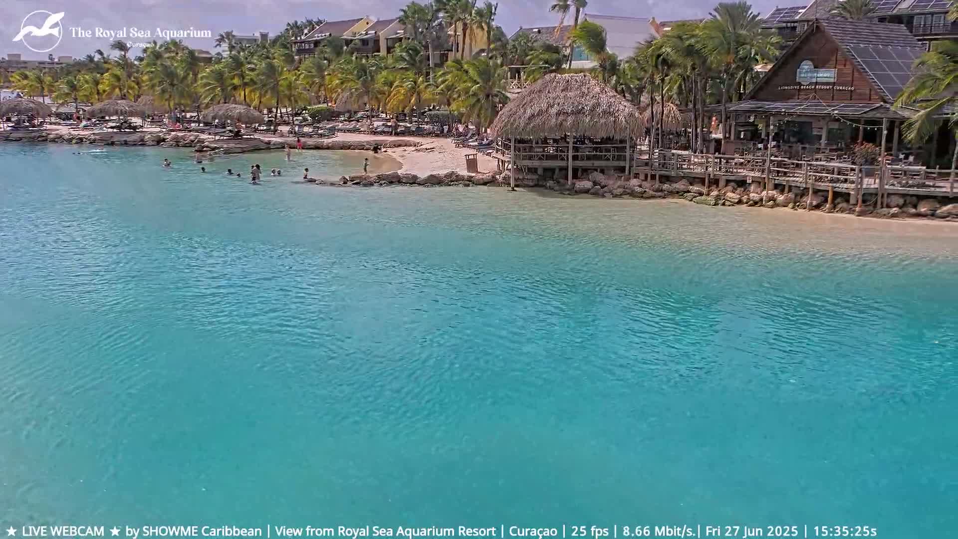 Willemstad, The Royal Sea Aquarium Resort Beach Live Cam - Willemstad, Curacao, Netherland 