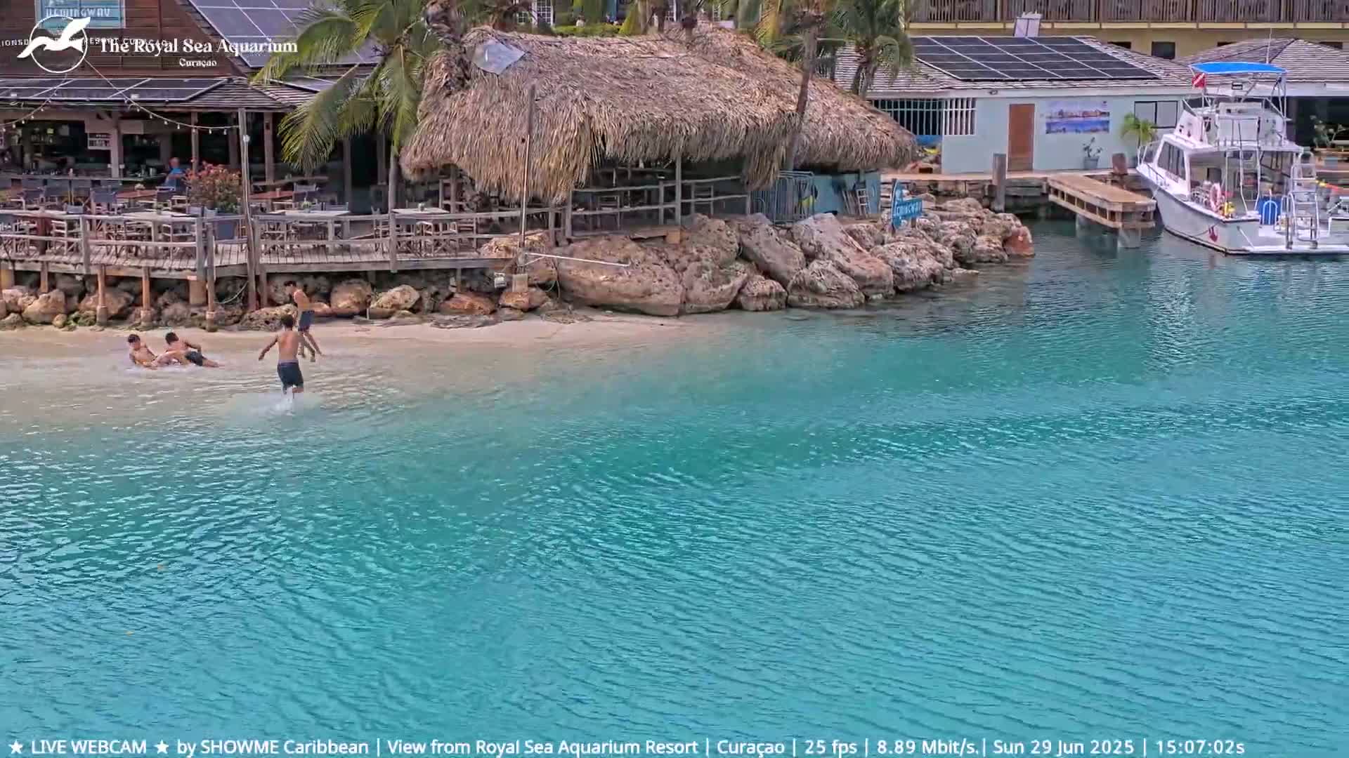 Willemstad, The Royal Sea Aquarium Resort Beach Live Cam - Willemstad, Curacao, Netherland 