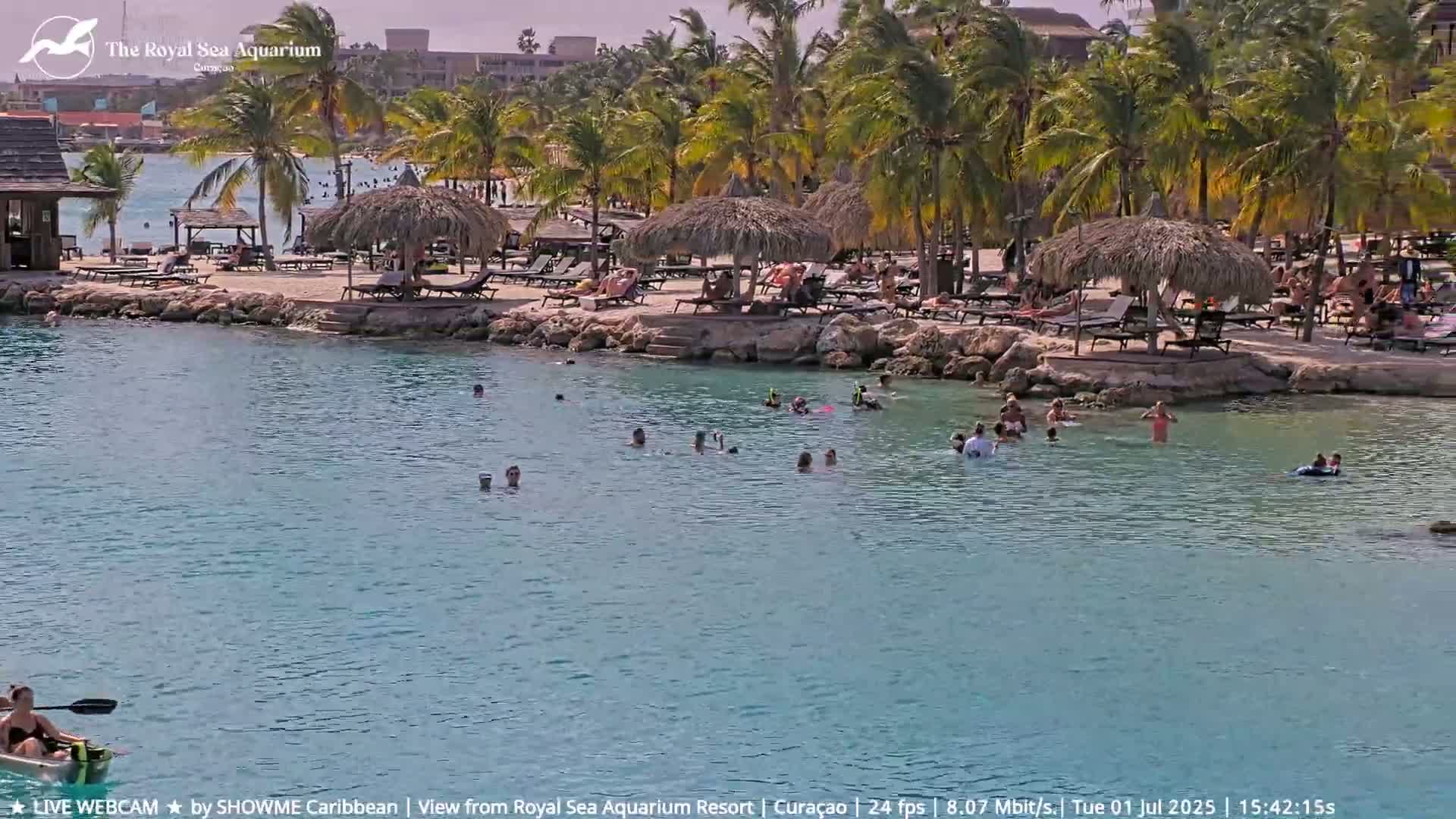 Willemstad, The Royal Sea Aquarium Resort Beach Live Cam - Willemstad, Curacao, Netherland 