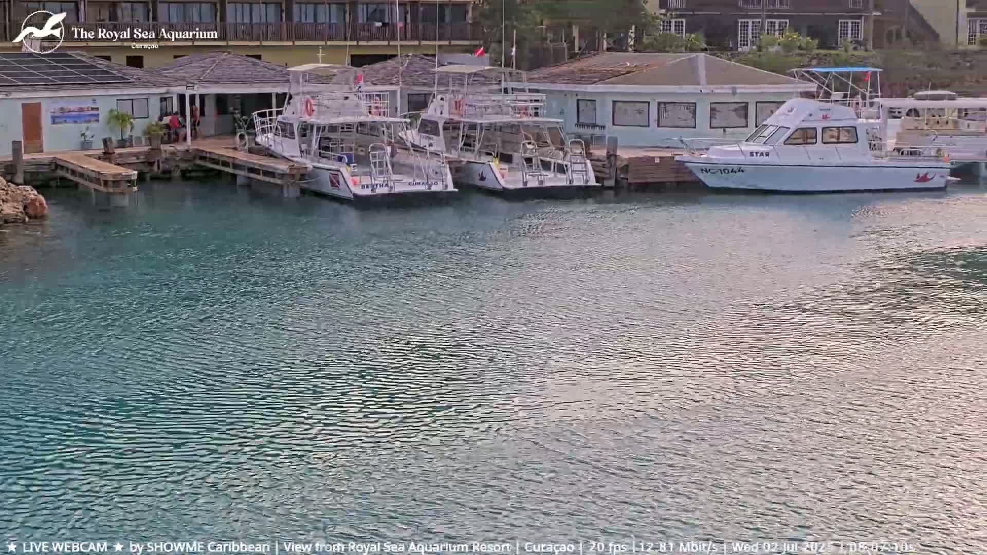Willemstad, The Royal Sea Aquarium Resort Beach Live Cam - Willemstad, Curacao, Netherland 
