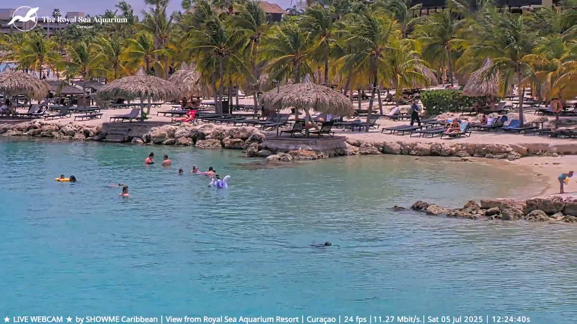 Willemstad, The Royal Sea Aquarium Resort Beach Live Cam - Willemstad, Curacao, Netherland 