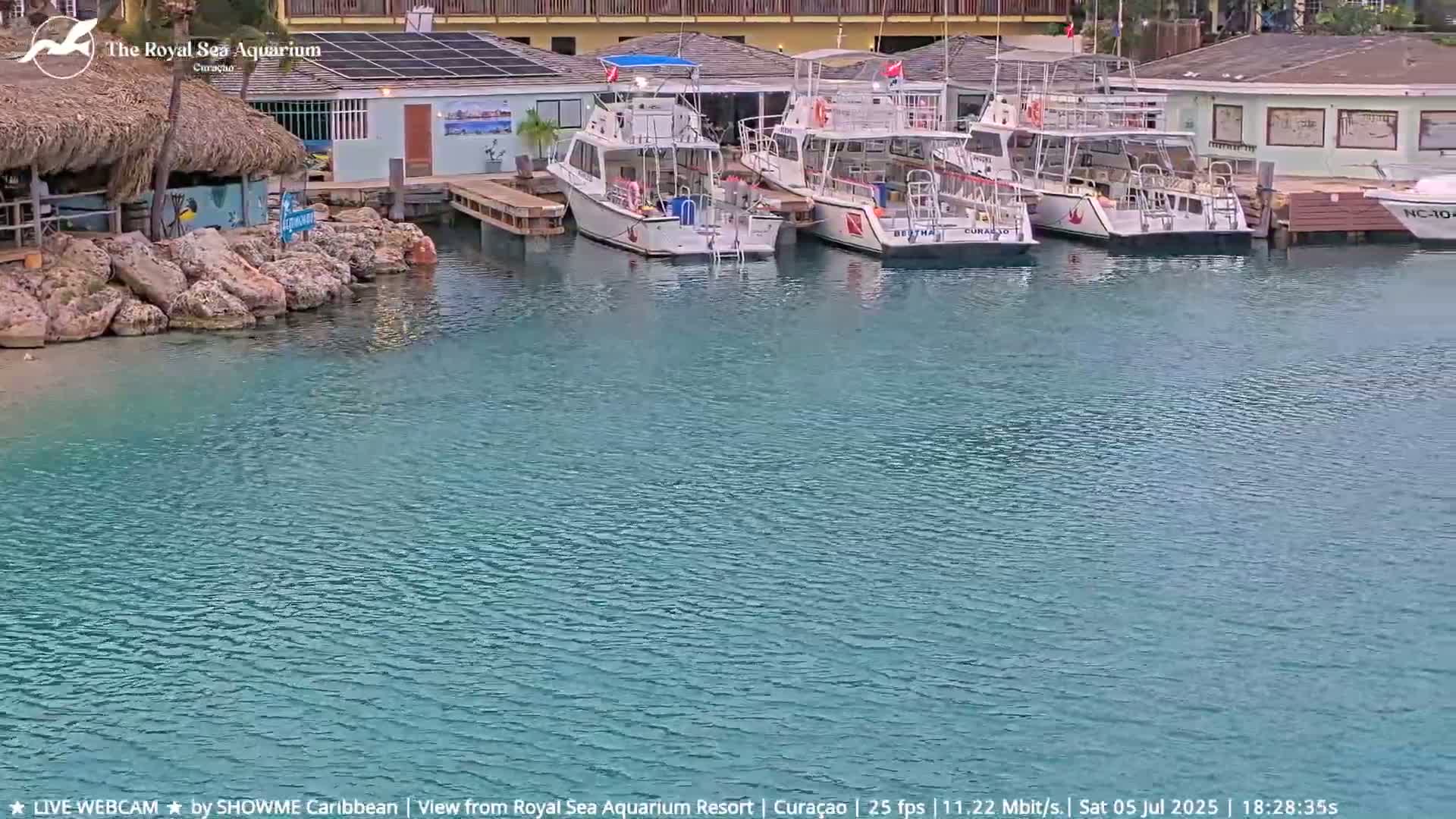 Willemstad, The Royal Sea Aquarium Resort Beach Live Cam - Willemstad, Curacao, Netherland 