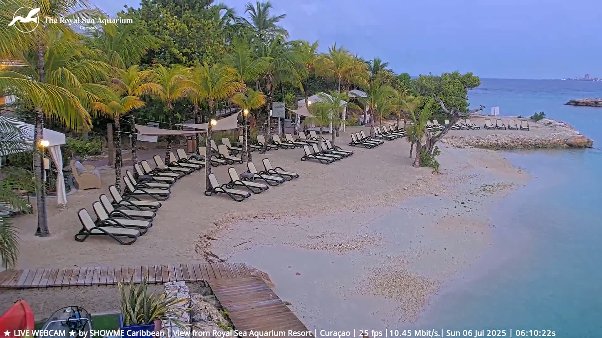 Willemstad, The Royal Sea Aquarium Resort Beach Live Cam - Willemstad, Curacao, Netherland 