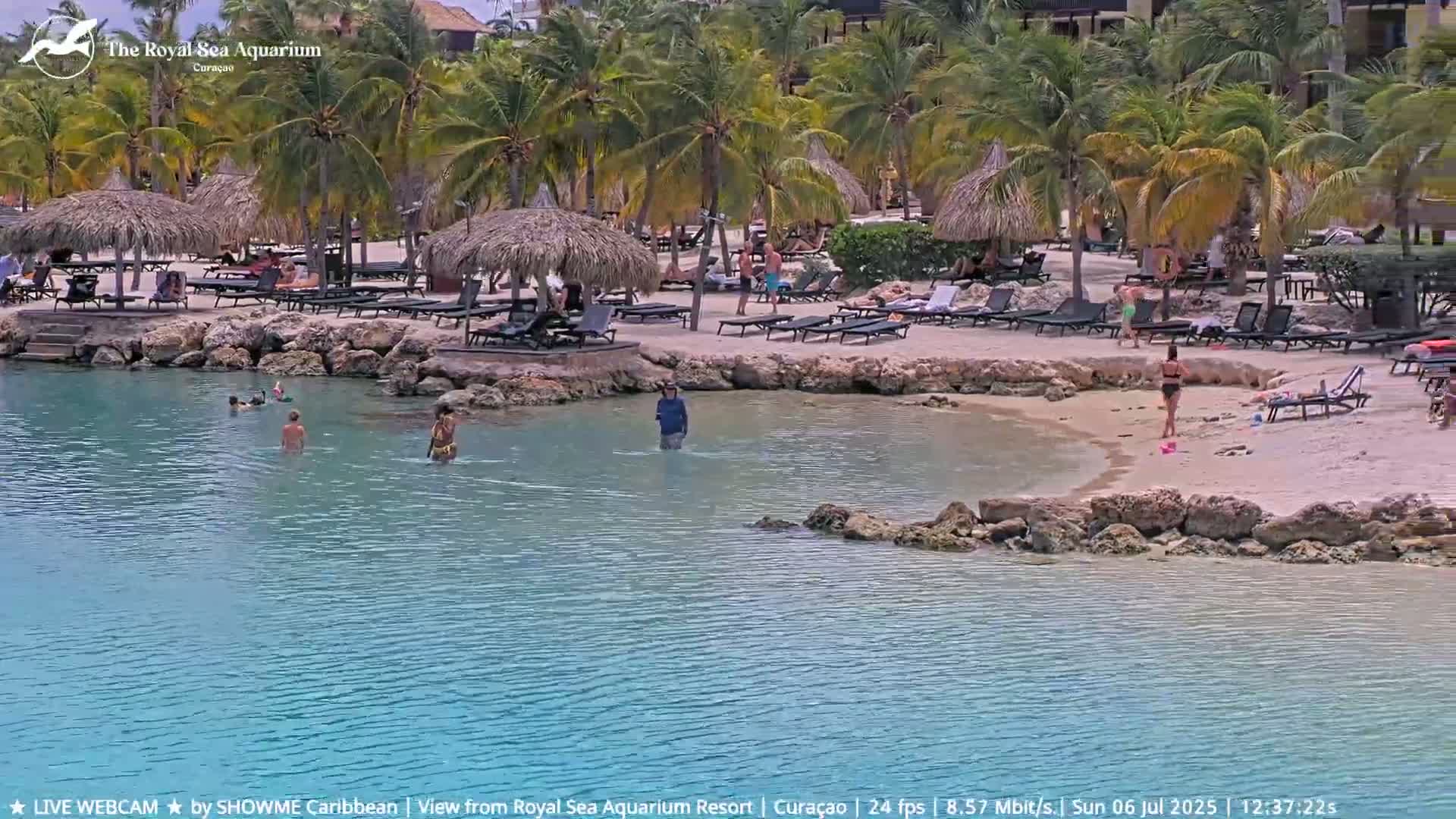 Willemstad, The Royal Sea Aquarium Resort Beach Live Cam - Willemstad, Curacao, Netherland 