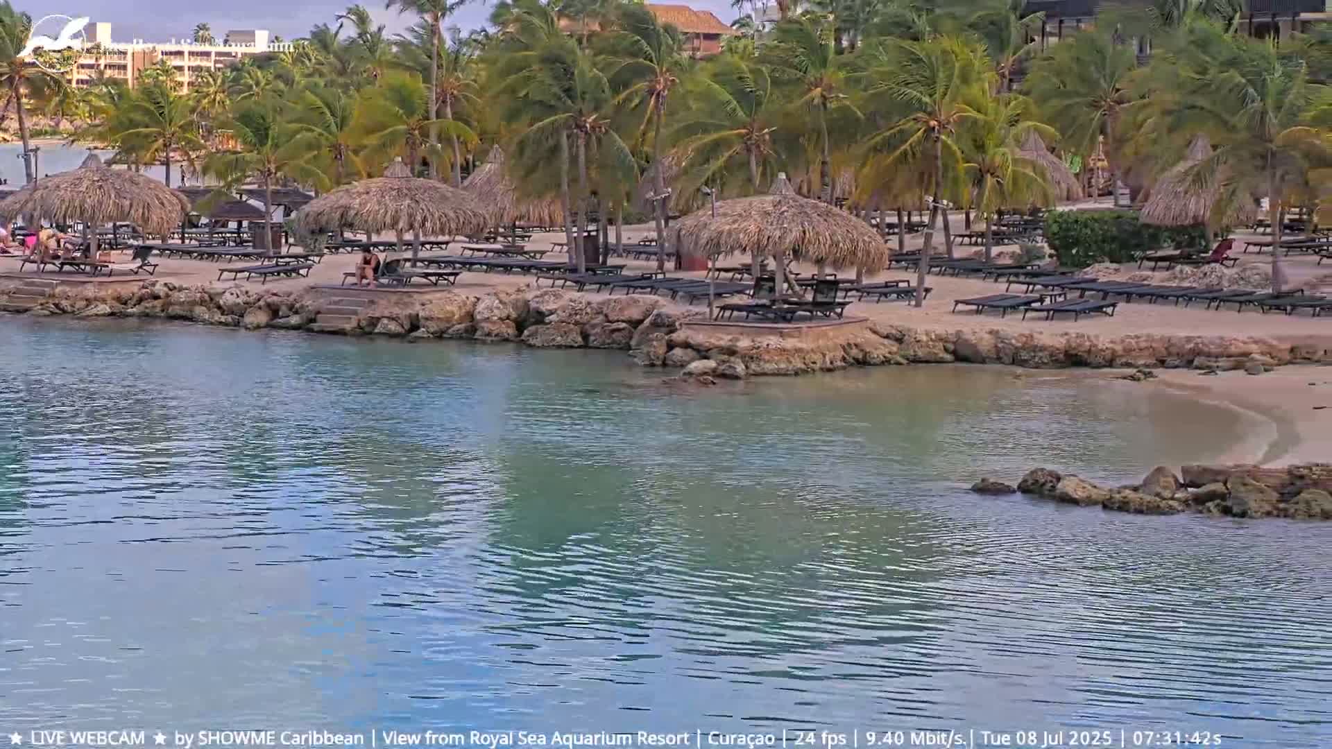Willemstad, The Royal Sea Aquarium Resort Beach Live Cam - Willemstad, Curacao, Netherland 
