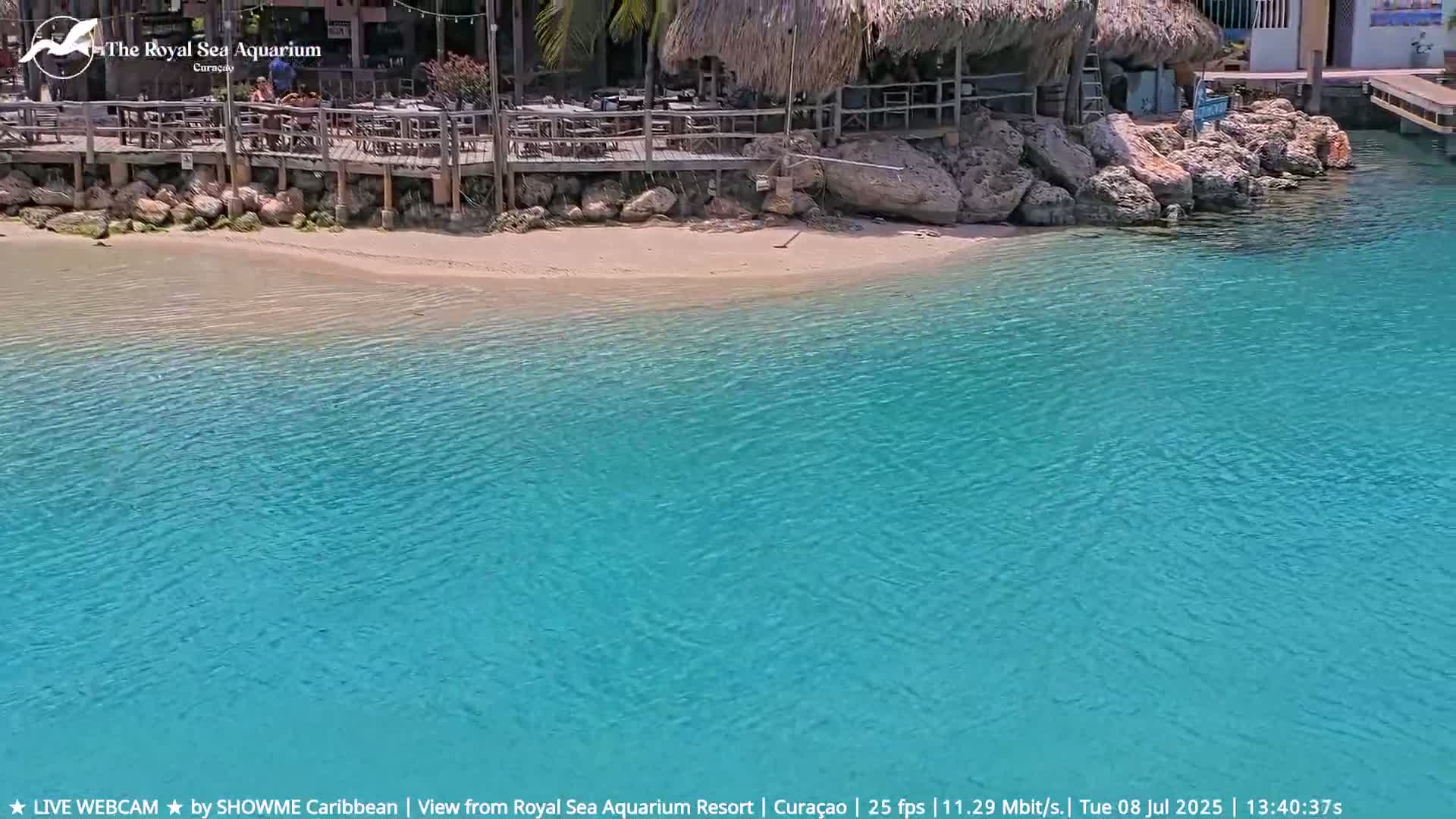Willemstad, The Royal Sea Aquarium Resort Beach Live Cam - Willemstad, Curacao, Netherland 