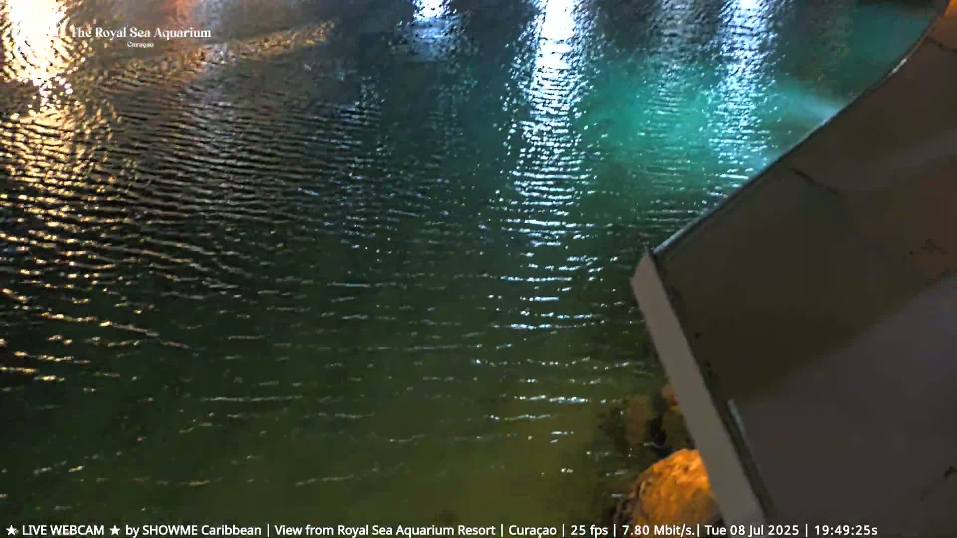 Willemstad, The Royal Sea Aquarium Resort Beach Live Cam - Willemstad, Curacao, Netherland 