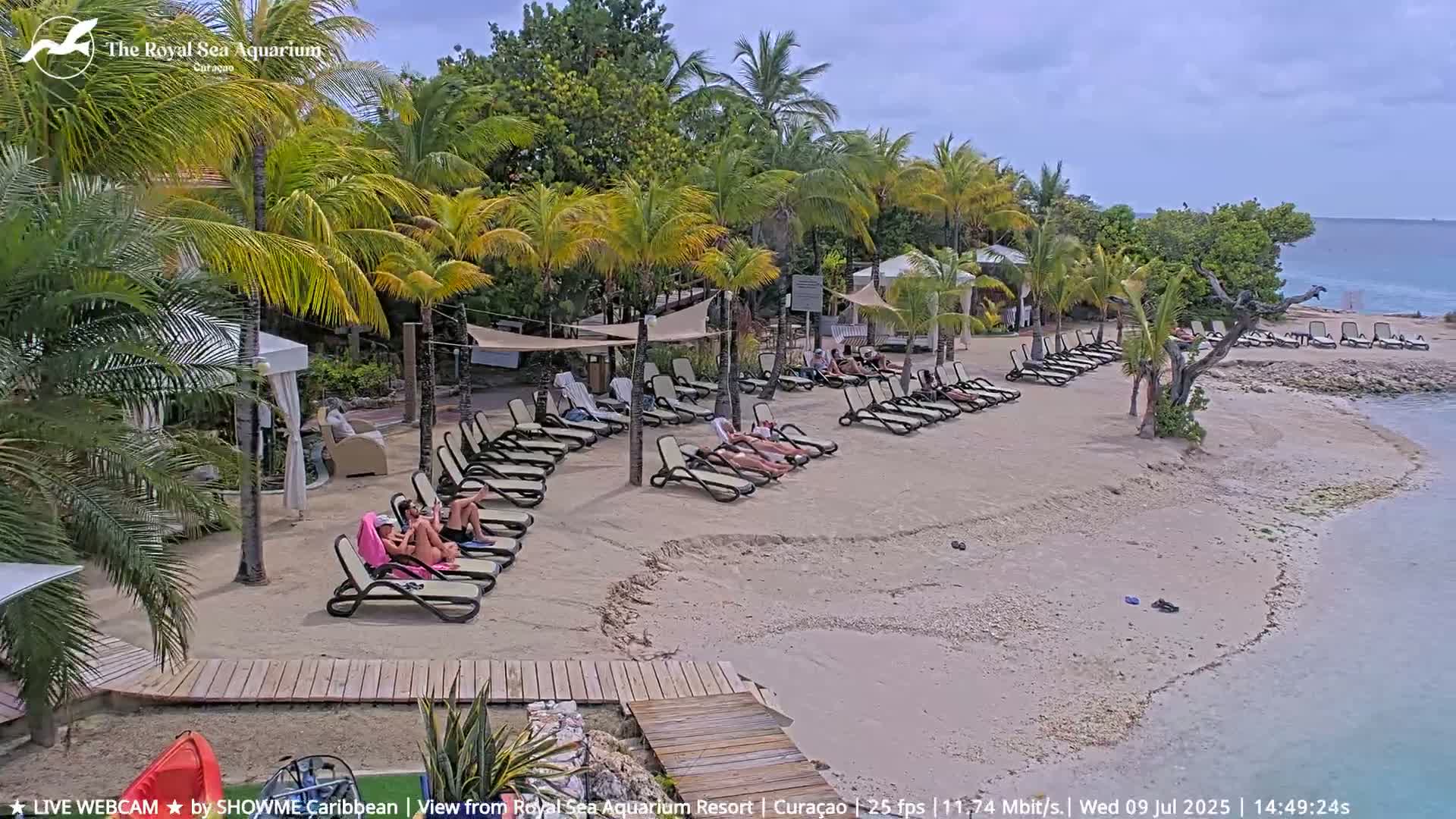 Willemstad, The Royal Sea Aquarium Resort Beach Live Cam - Willemstad, Curacao, Netherland 