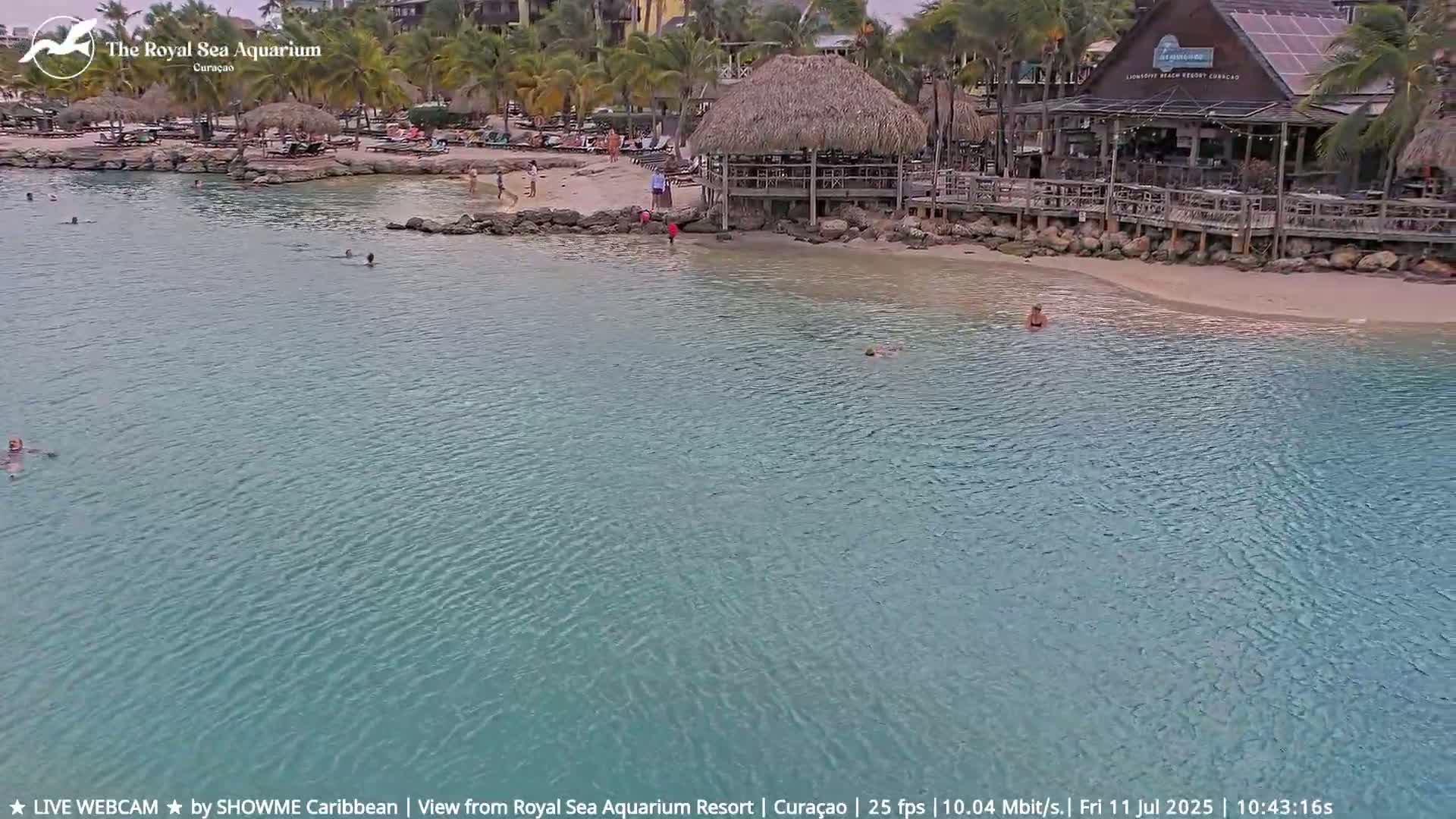 Willemstad, The Royal Sea Aquarium Resort Beach Live Cam - Willemstad, Curacao, Netherland 