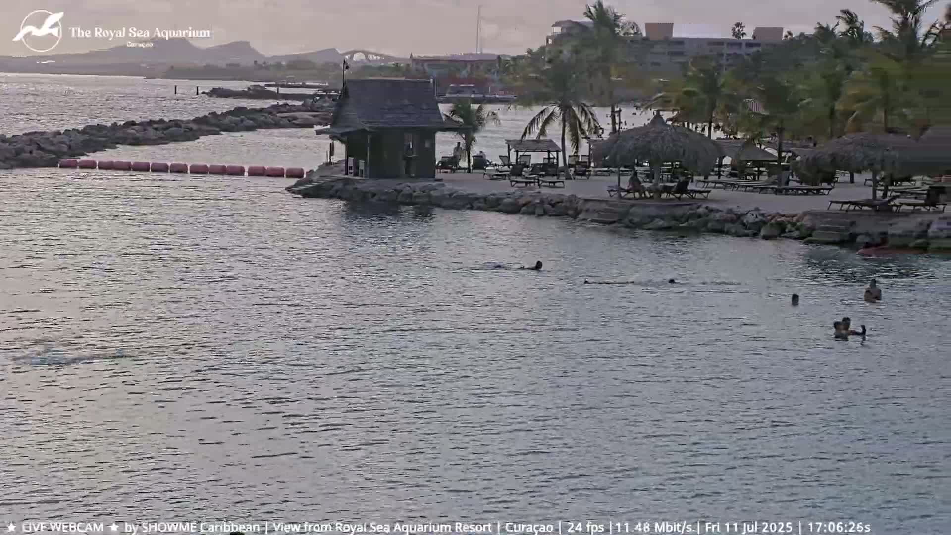 Willemstad, The Royal Sea Aquarium Resort Beach Live Cam - Willemstad, Curacao, Netherland 