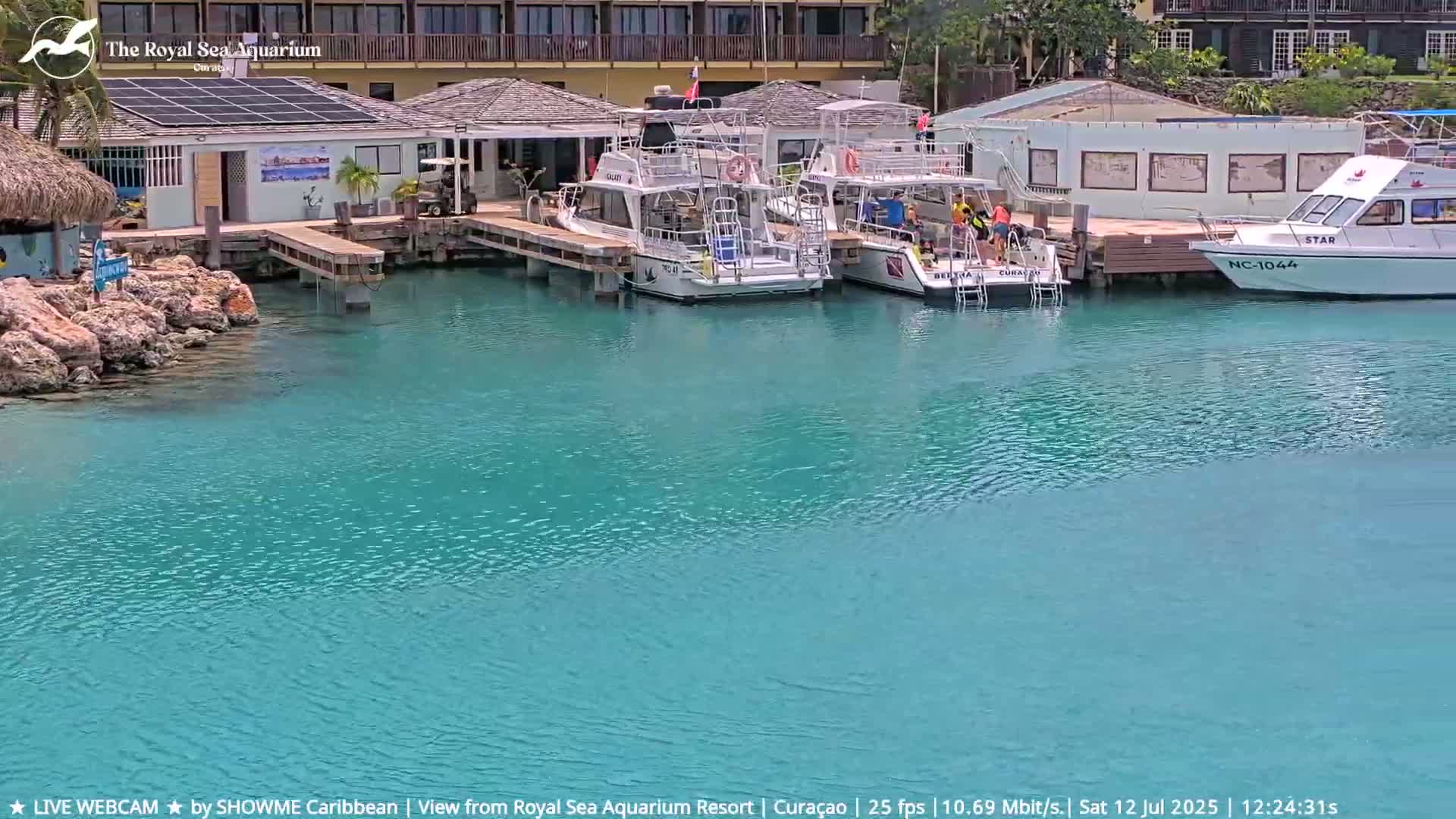 Willemstad, The Royal Sea Aquarium Resort Beach Live Cam - Willemstad, Curacao, Netherland 