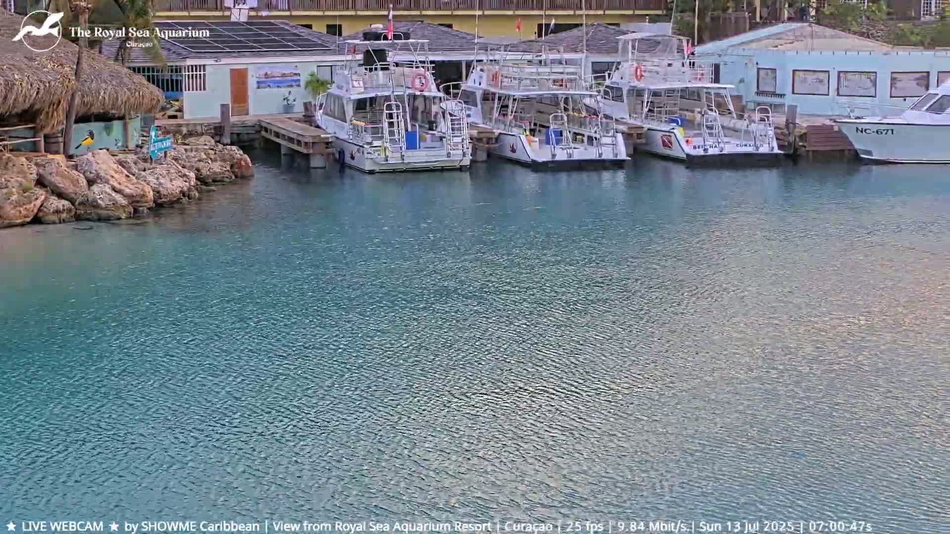 Willemstad, The Royal Sea Aquarium Resort Beach Live Cam - Willemstad, Curacao, Netherland 