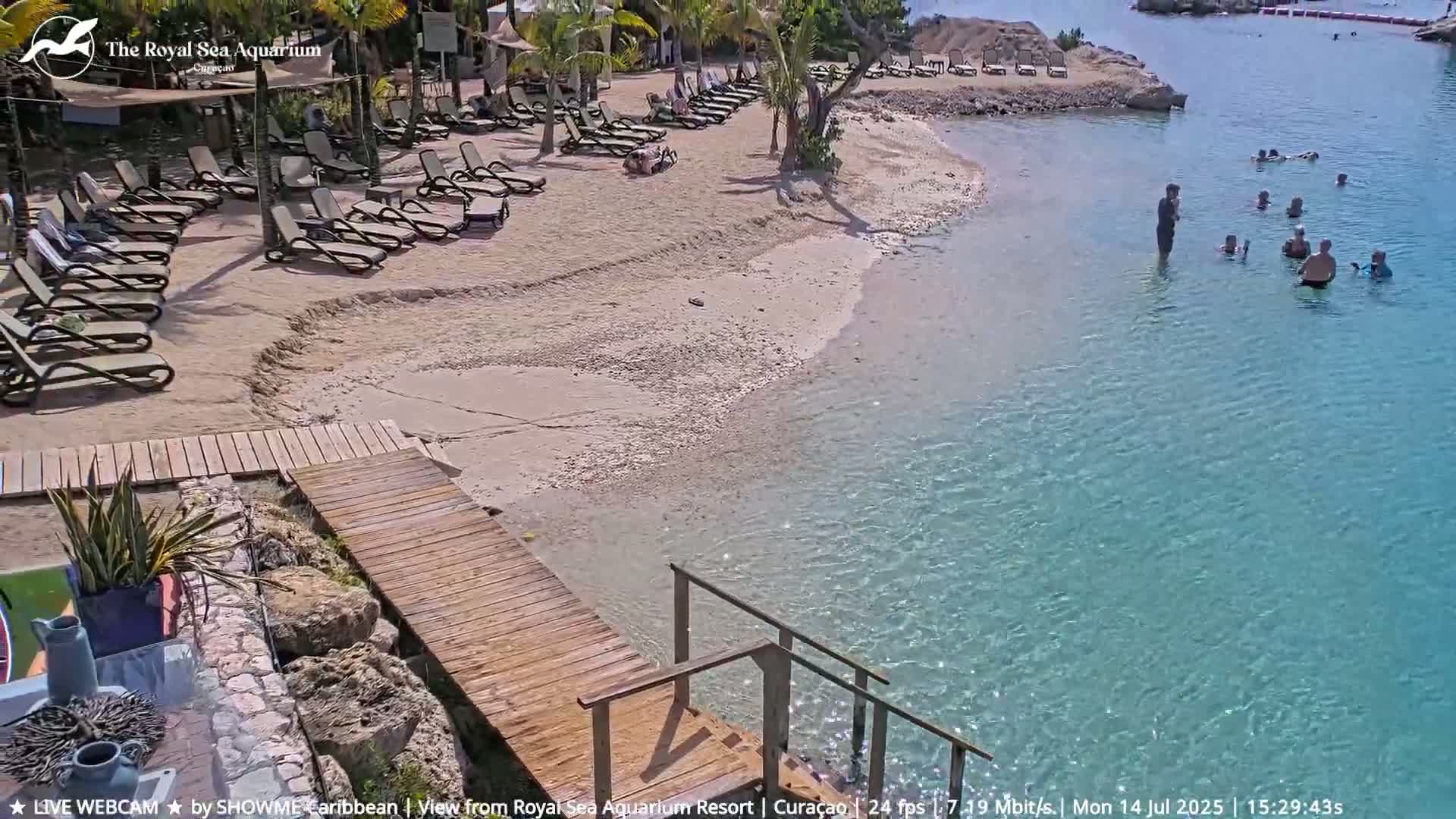 Willemstad, The Royal Sea Aquarium Resort Beach Live Cam - Willemstad, Curacao, Netherland 