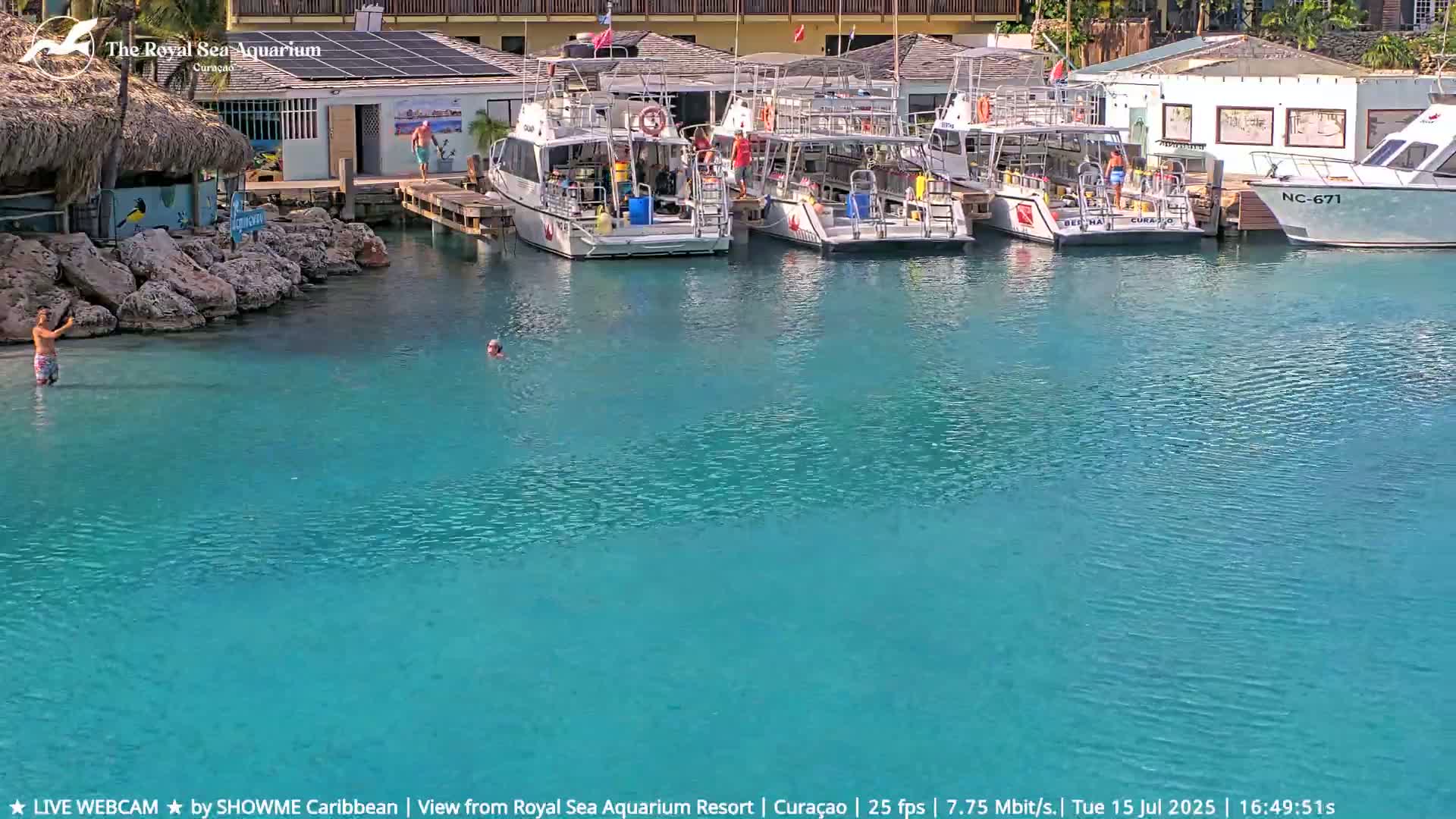 Willemstad, The Royal Sea Aquarium Resort Beach Live Cam - Willemstad, Curacao, Netherland 