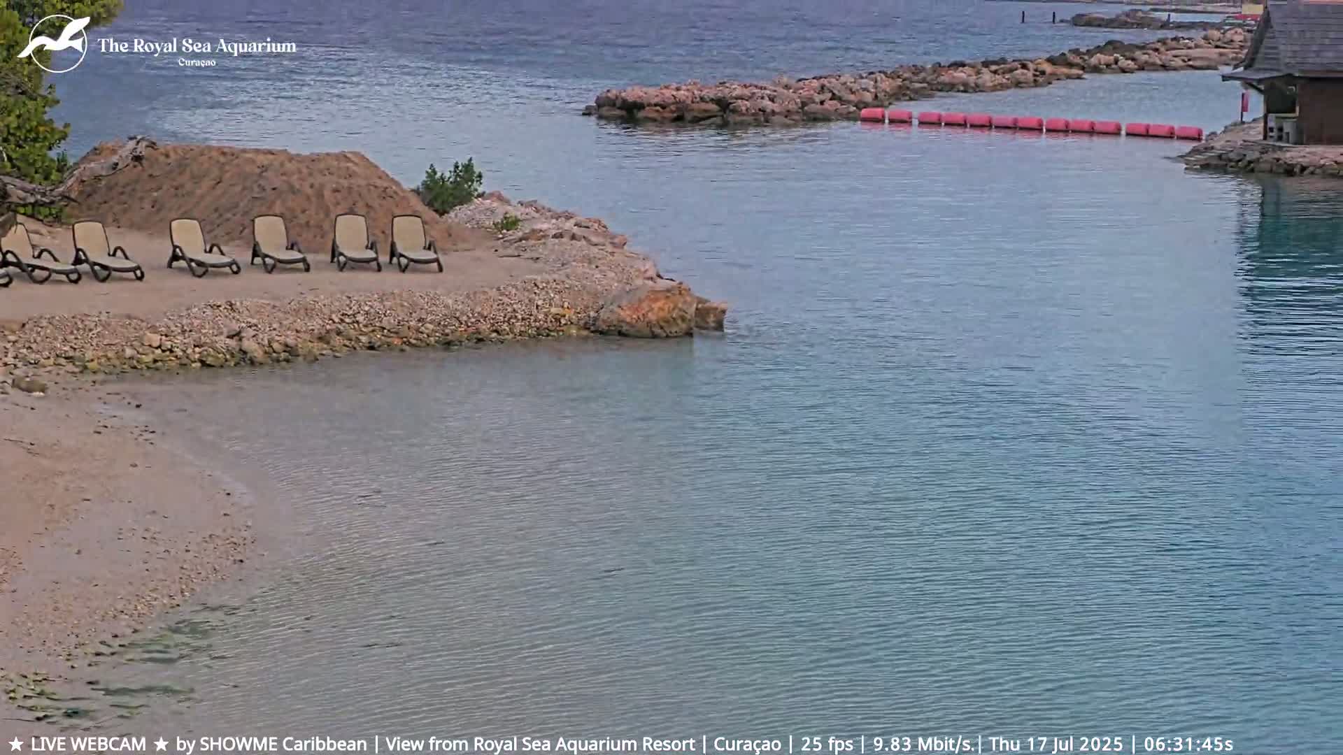 Willemstad, The Royal Sea Aquarium Resort Beach Live Cam - Willemstad, Curacao, Netherland 