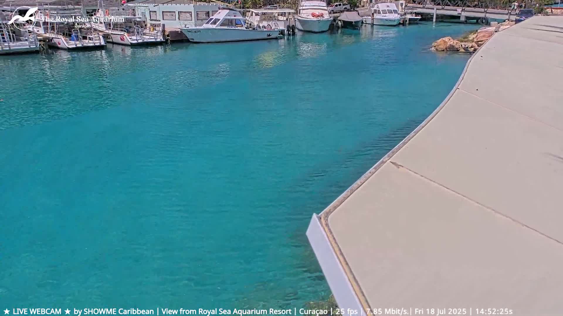 Willemstad, The Royal Sea Aquarium Resort Beach Live Cam - Willemstad, Curacao, Netherland 