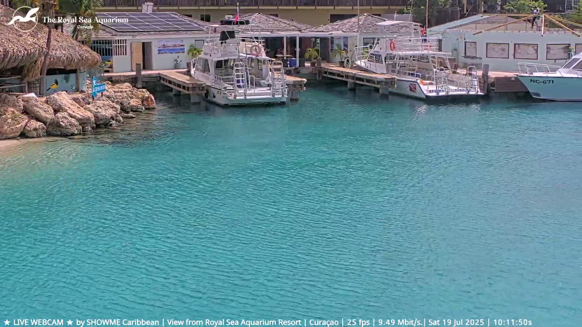 Willemstad, The Royal Sea Aquarium Resort Beach Live Cam - Willemstad, Curacao, Netherland 