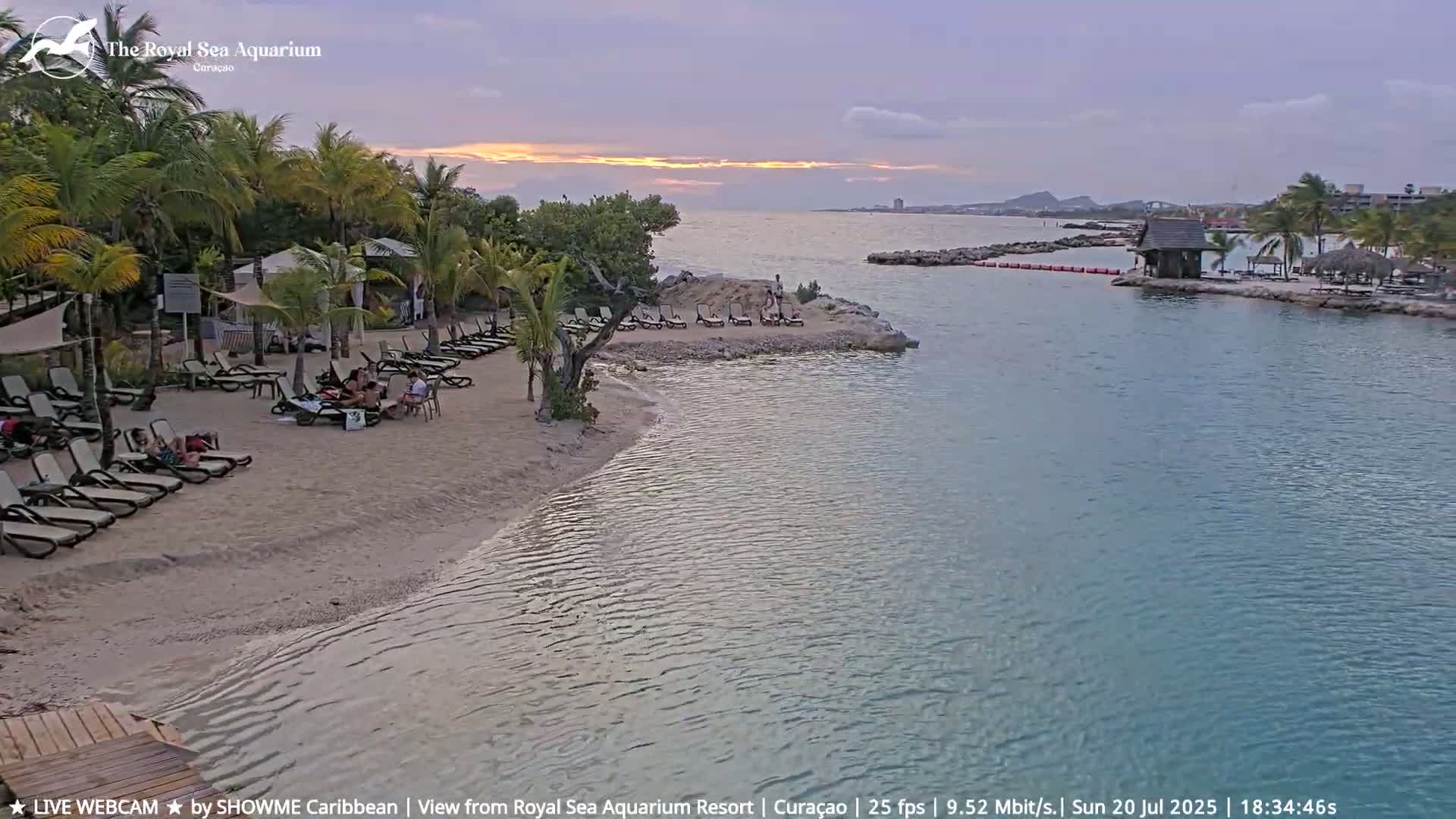 Willemstad, The Royal Sea Aquarium Resort Beach Live Cam - Willemstad, Curacao, Netherland 