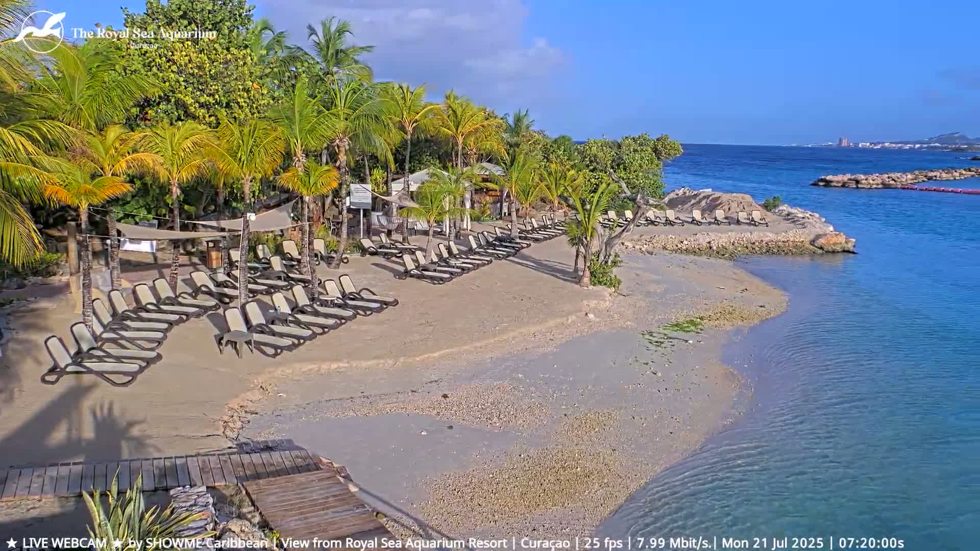 Willemstad, The Royal Sea Aquarium Resort Beach Live Cam - Willemstad, Curacao, Netherland 