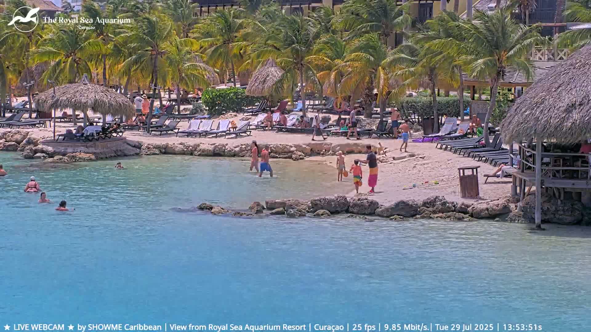 Willemstad, The Royal Sea Aquarium Resort Beach Live Cam - Willemstad, Curacao, Netherland 