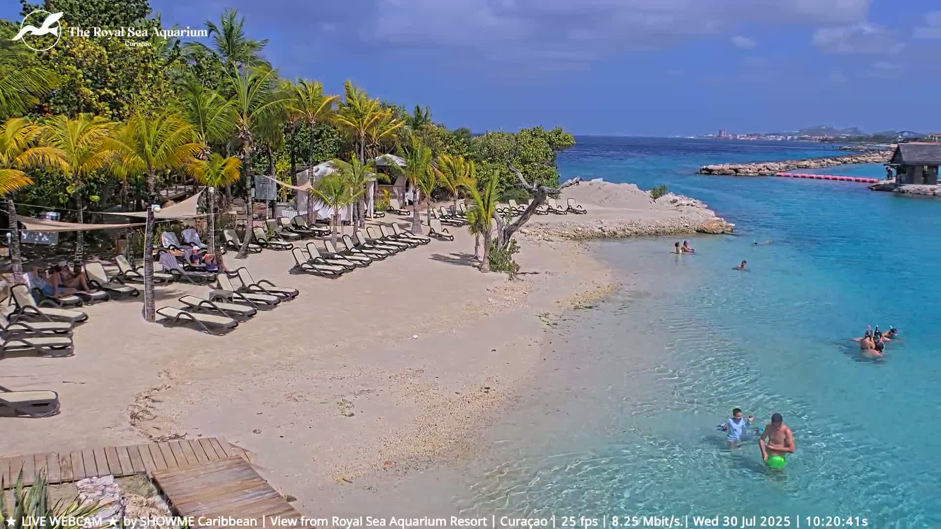 Willemstad, The Royal Sea Aquarium Resort Beach Live Cam - Willemstad, Curacao, Netherland 