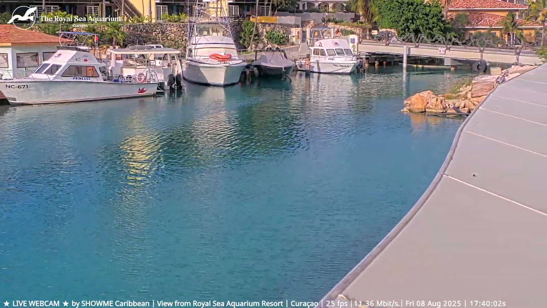 Willemstad, The Royal Sea Aquarium Resort Beach Live Cam - Willemstad, Curacao, Netherland 