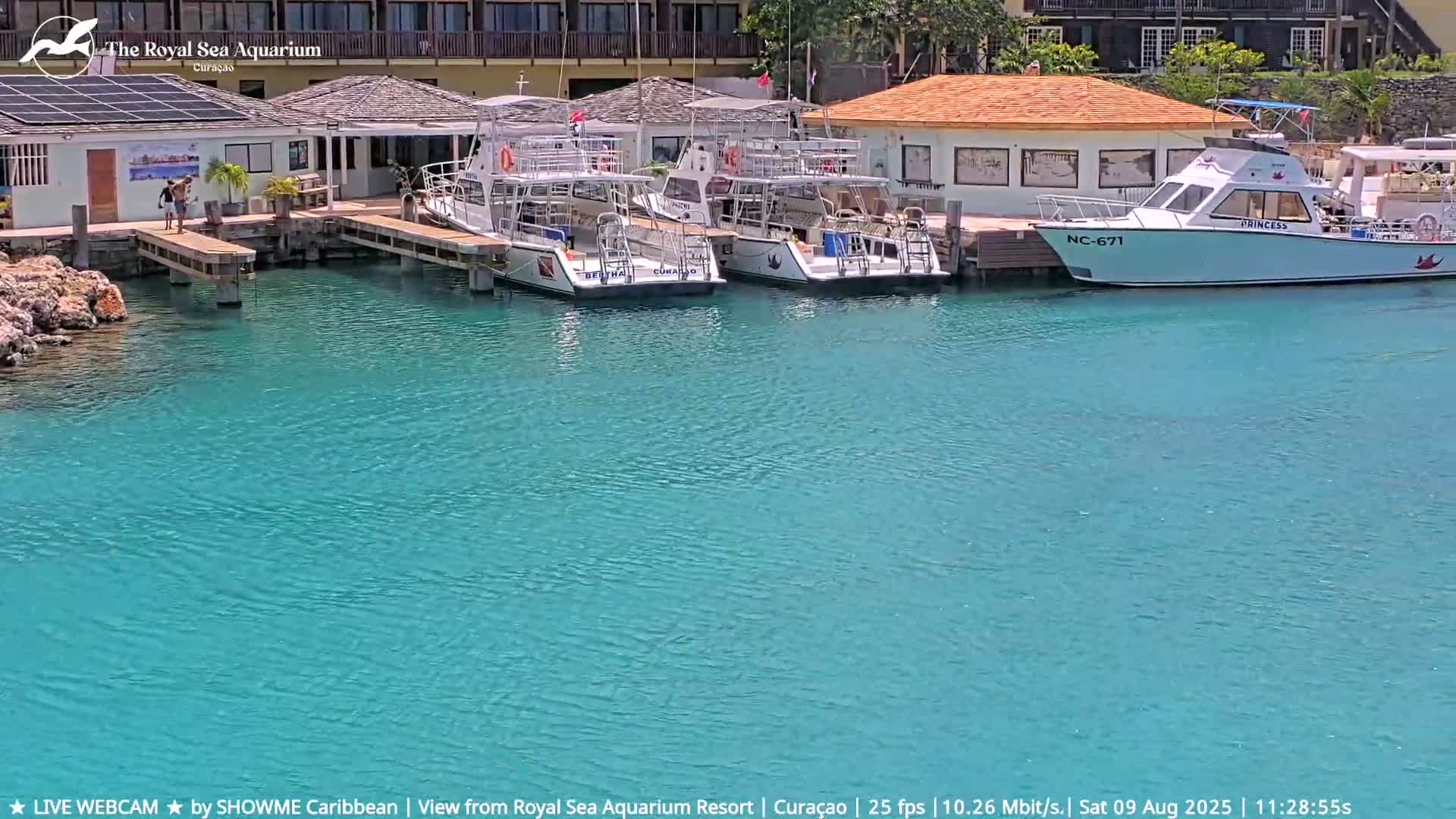 Willemstad, The Royal Sea Aquarium Resort Beach Live Cam - Willemstad, Curacao, Netherland 