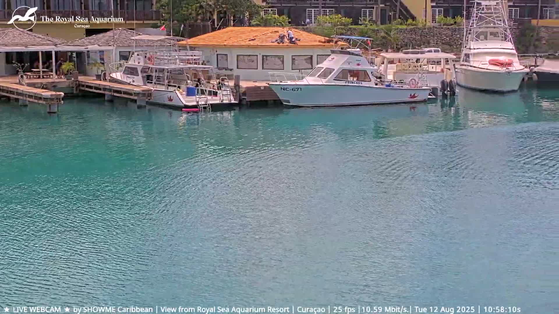 Willemstad, The Royal Sea Aquarium Resort Beach Live Cam - Willemstad, Curacao, Netherland 