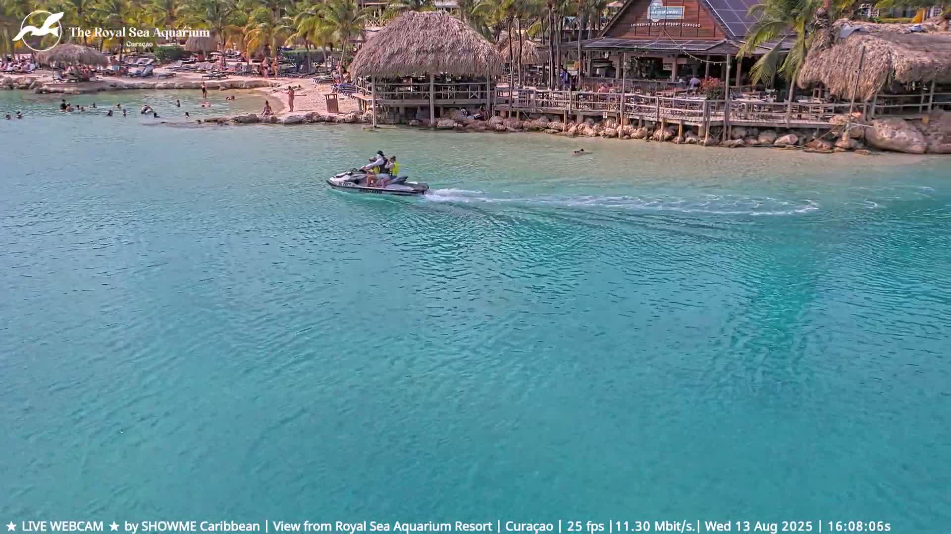 Willemstad, The Royal Sea Aquarium Resort Beach Live Cam - Willemstad, Curacao, Netherland 