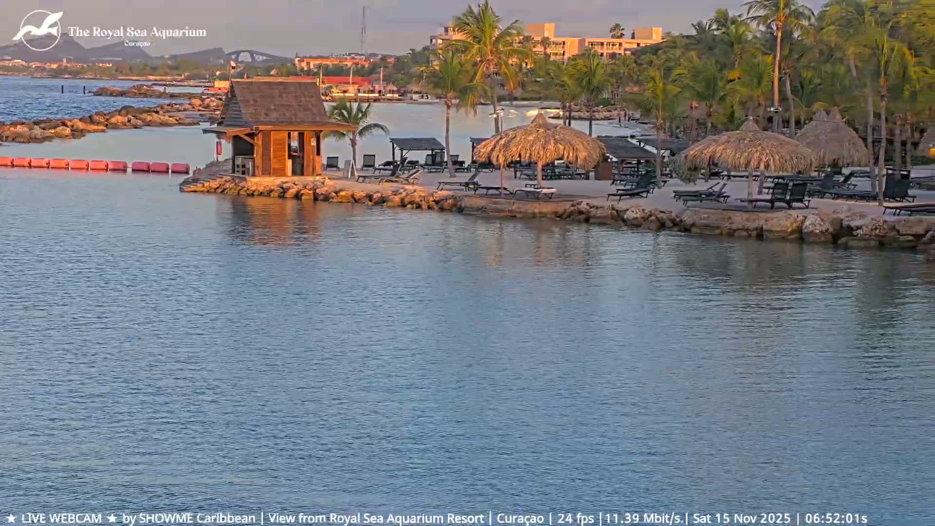 Willemstad, The Royal Sea Aquarium Resort Beach Live Cam - Willemstad, Curacao, Netherland 