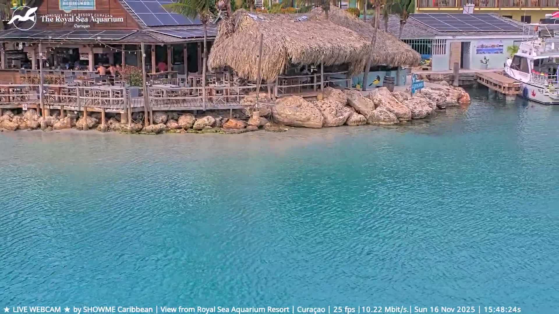Willemstad, The Royal Sea Aquarium Resort Beach Live Cam - Willemstad, Curacao, Netherland 